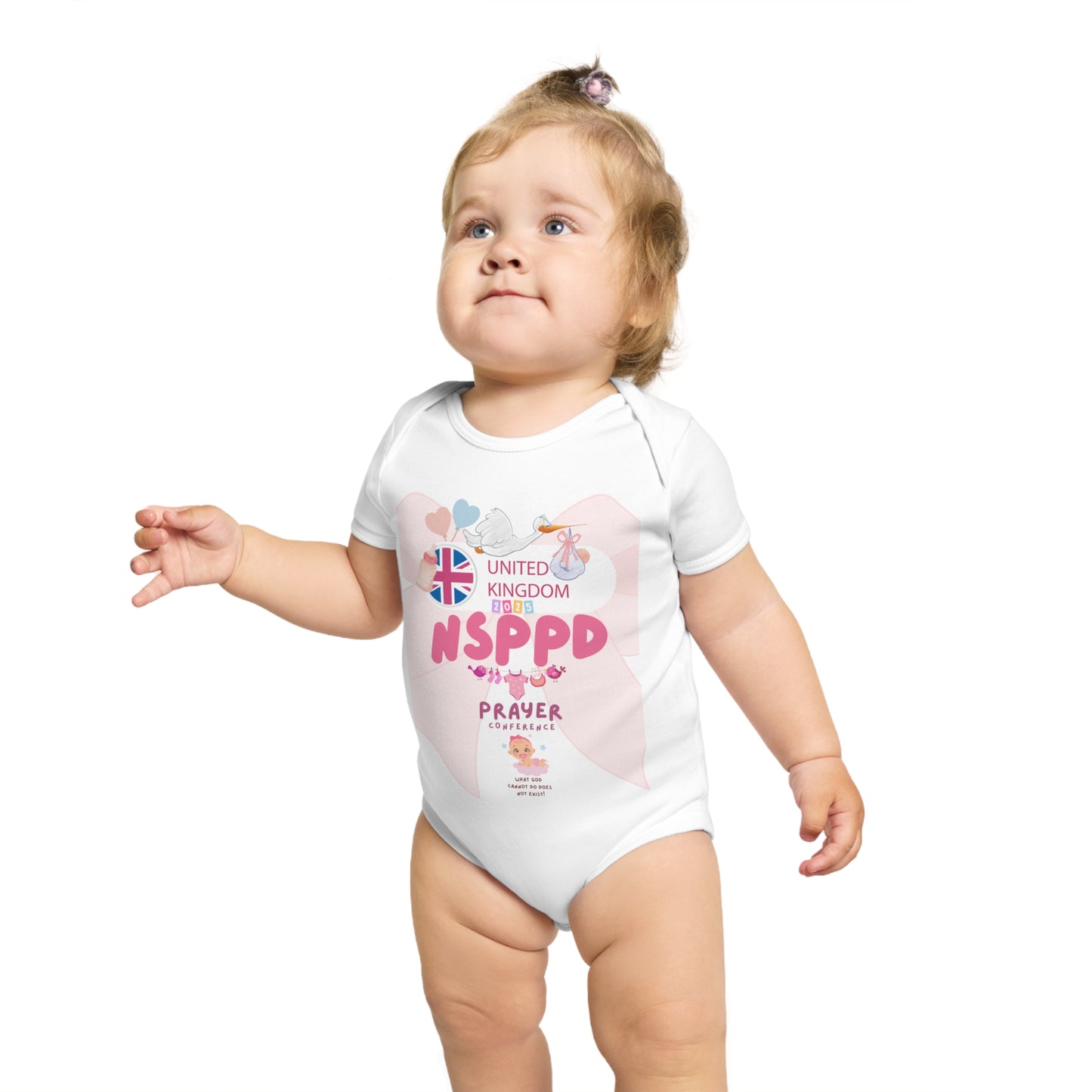 NSPPD UK Prayer Conference Baby Bodysuit – Little Fire Starter Edition