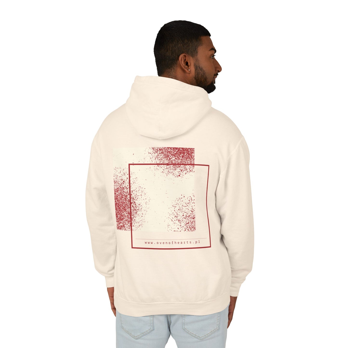 Justified Ivory Unisex Lightweight Hooded Sweatshirt