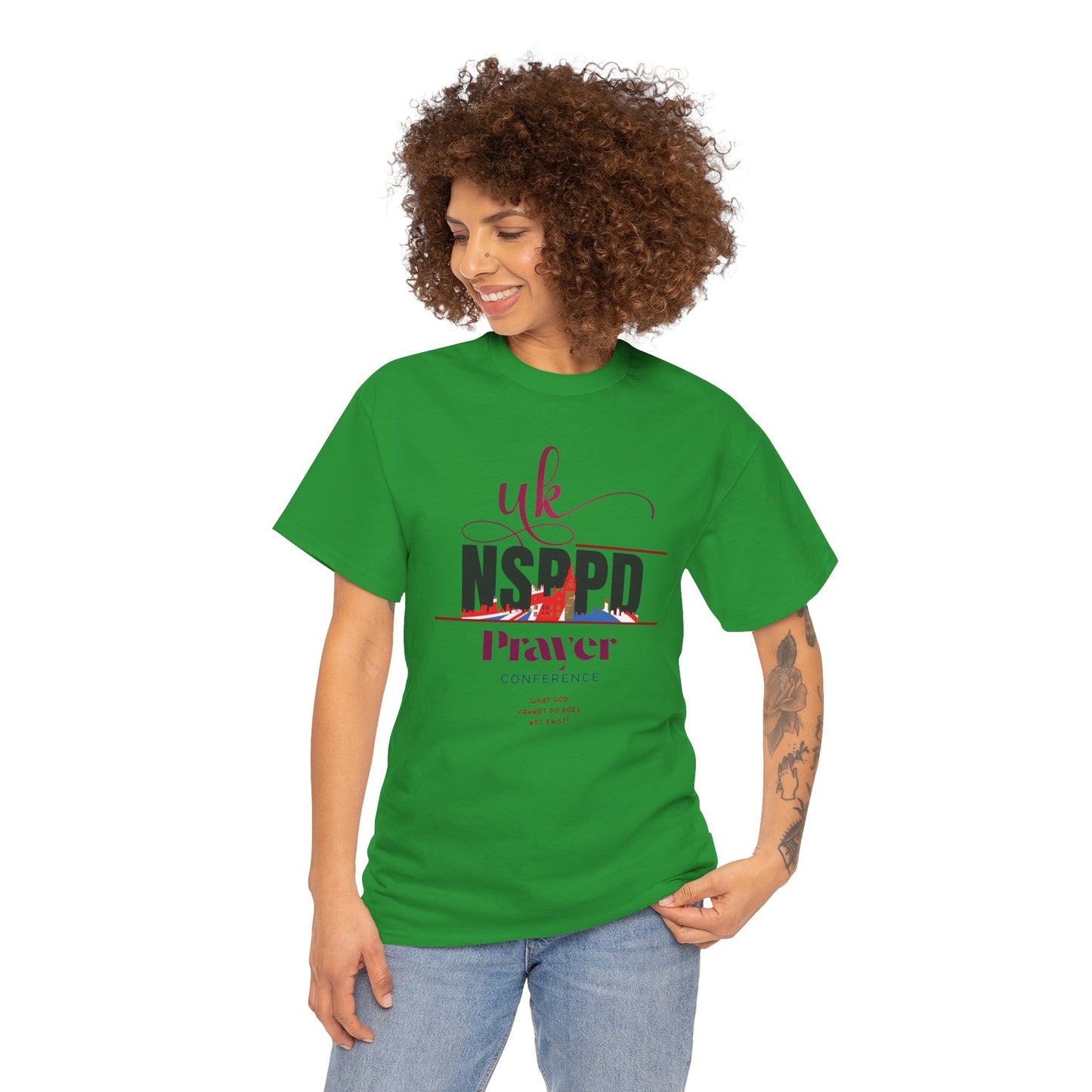 NSPPD UK Prayer Conference Unisex Heavy Cotton Tee,