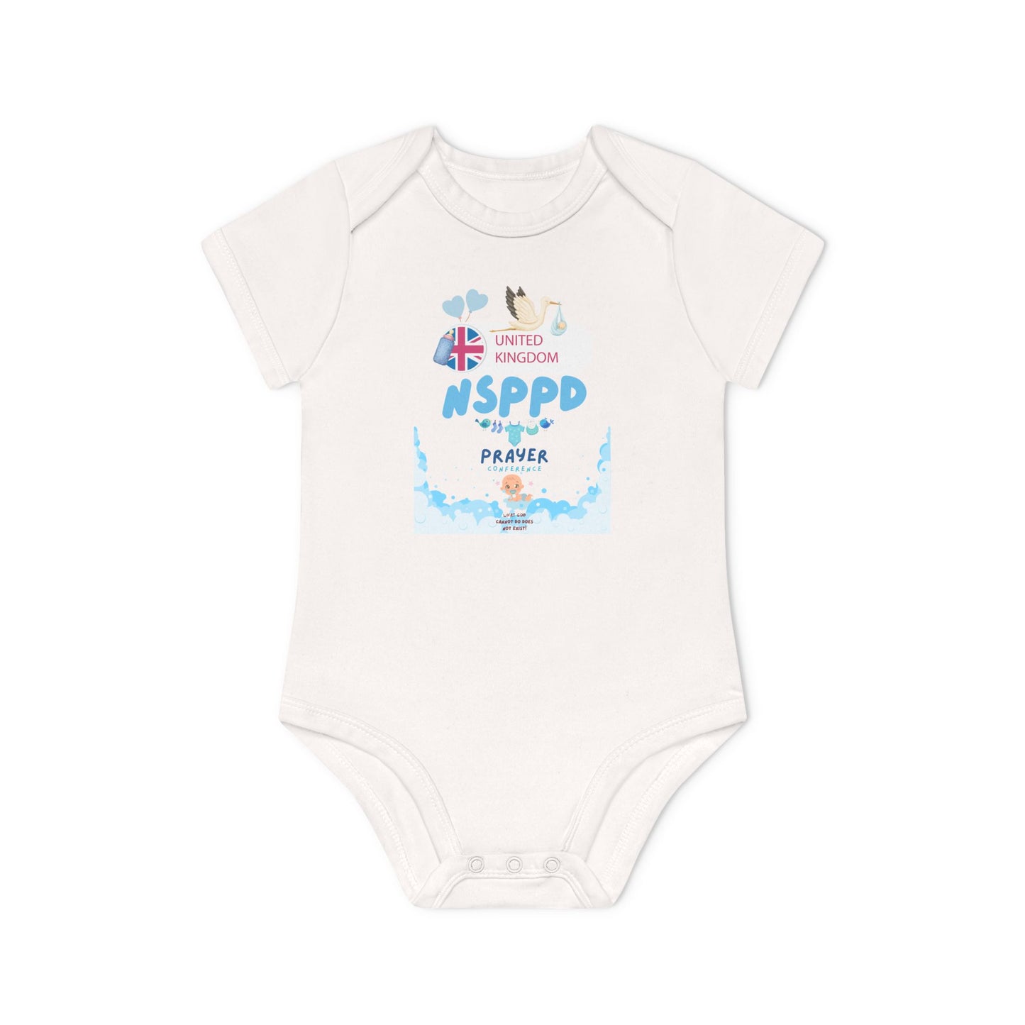 NSPPD UK Prayer Conference – Organic Short Sleeve Baby Bodysuit