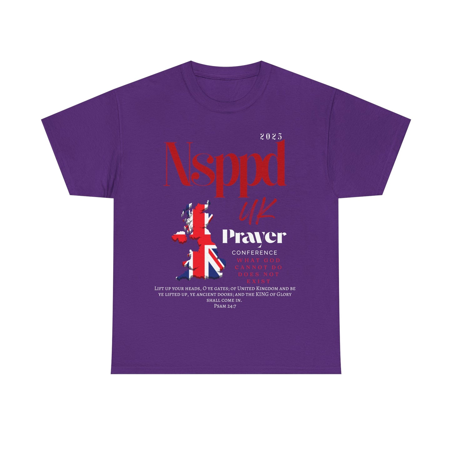 NSPPD UK Prayer Conference Unisex Heavy Cotton Tee