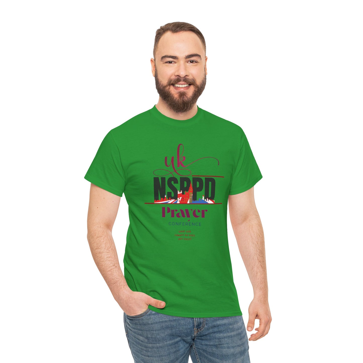 NSPPD UK Prayer Conference Unisex Heavy Cotton Tee,