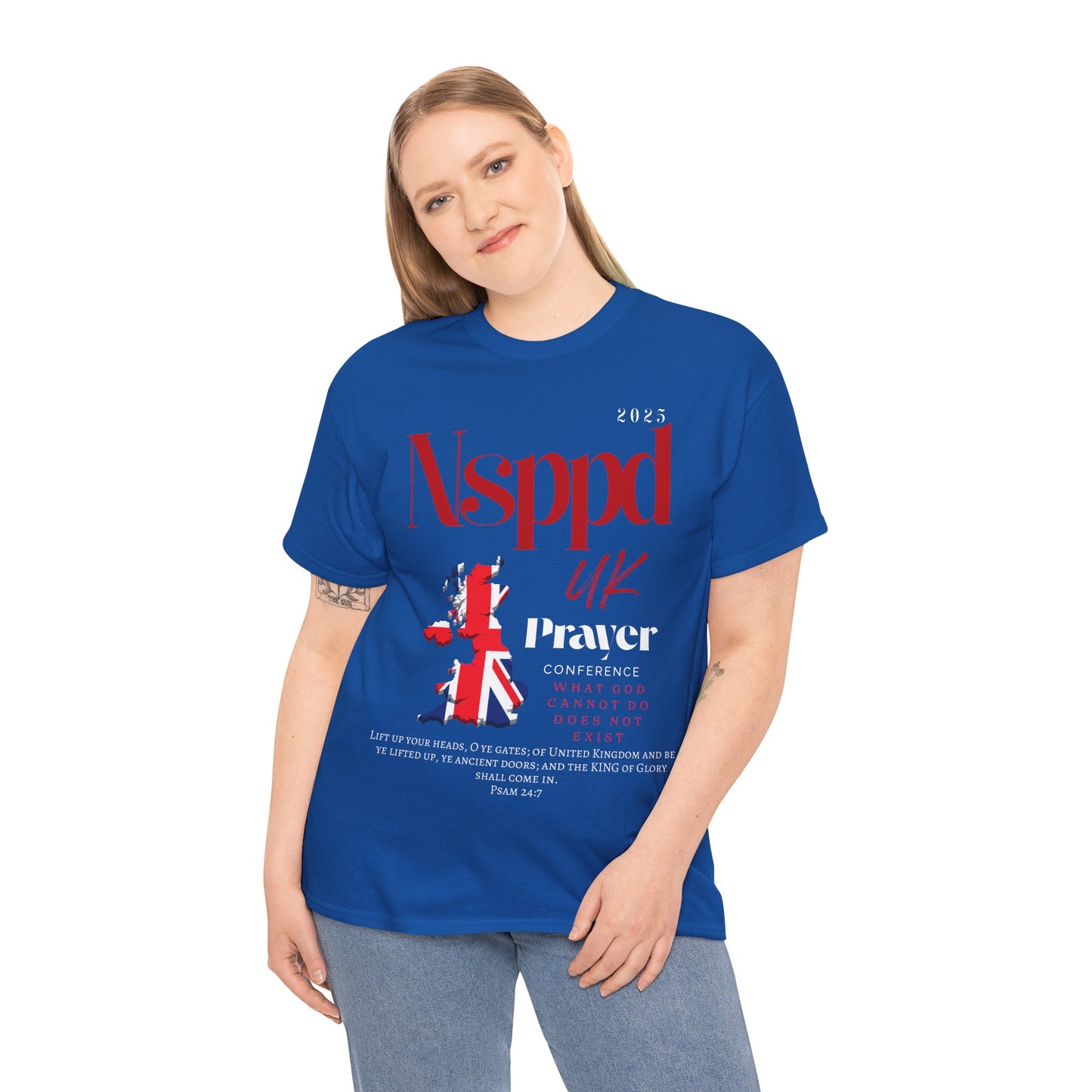 NSPPD UK Prayer Conference Unisex Heavy Cotton Tee