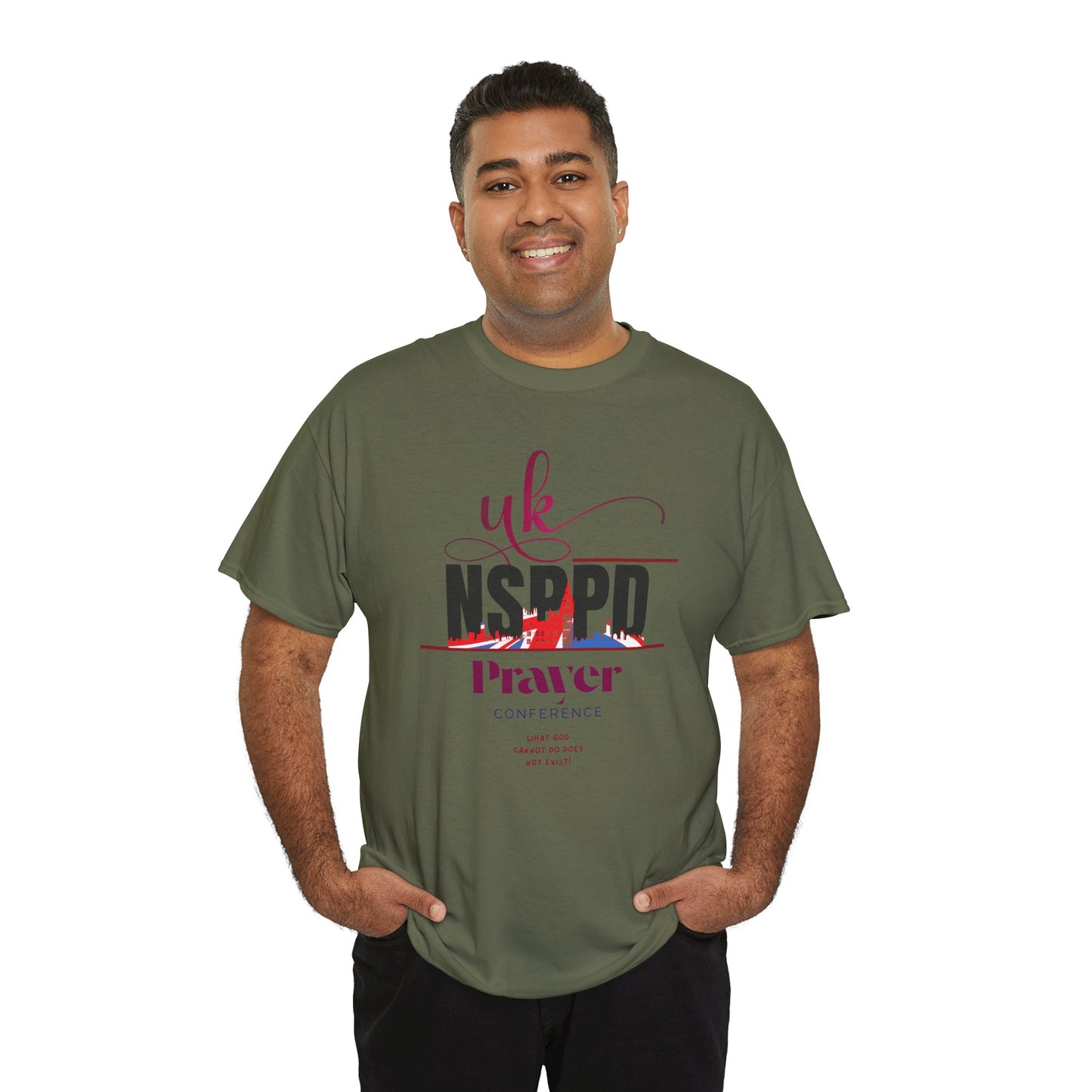 NSPPD UK Prayer Conference Unisex Heavy Cotton Tee,