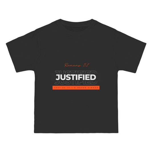 Justified in Christ – Romans 5:1 Beefy-T®  Short-Sleeve T-Shirt