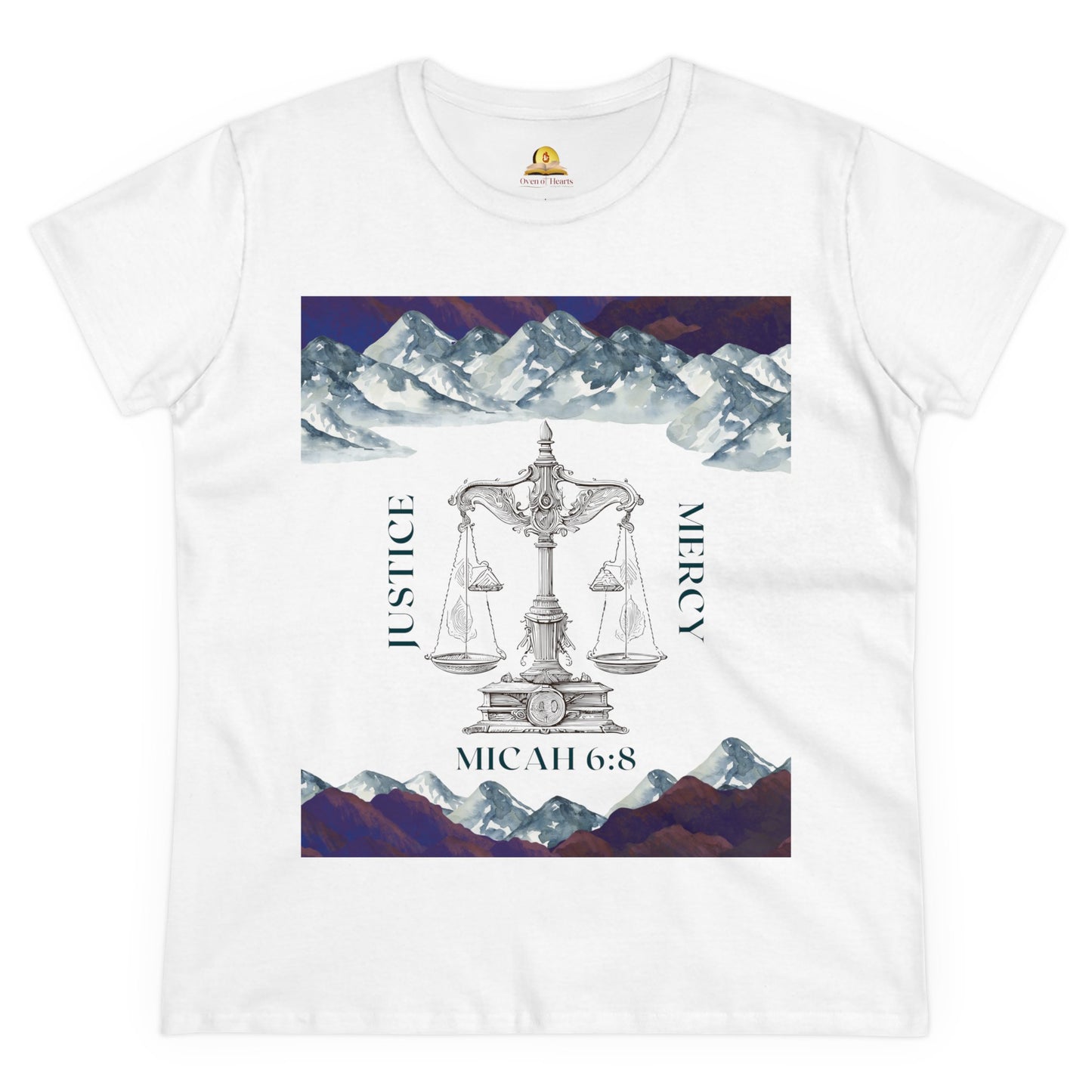 Justice & Mercy - Micah 6:8 Cotton Shirt for Women