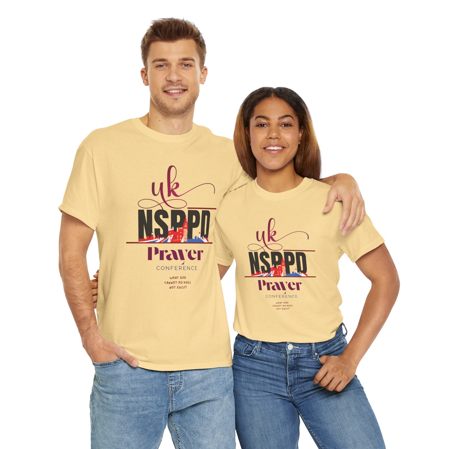 NSPPD UK Prayer Conference Unisex Heavy Cotton Tee,