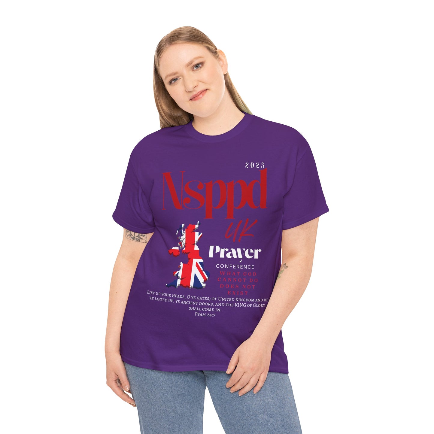 NSPPD UK Prayer Conference Unisex Heavy Cotton Tee