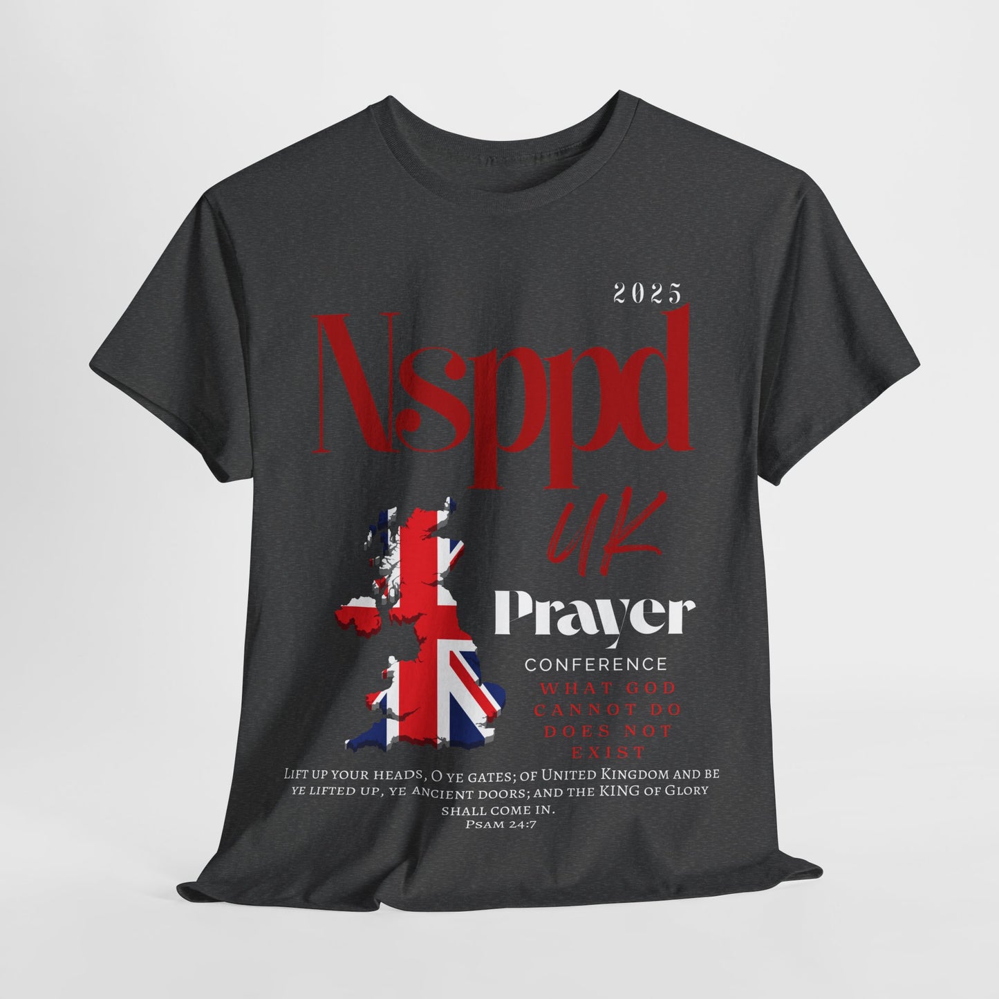 NSPPD UK Prayer Conference Unisex Heavy Cotton Tee