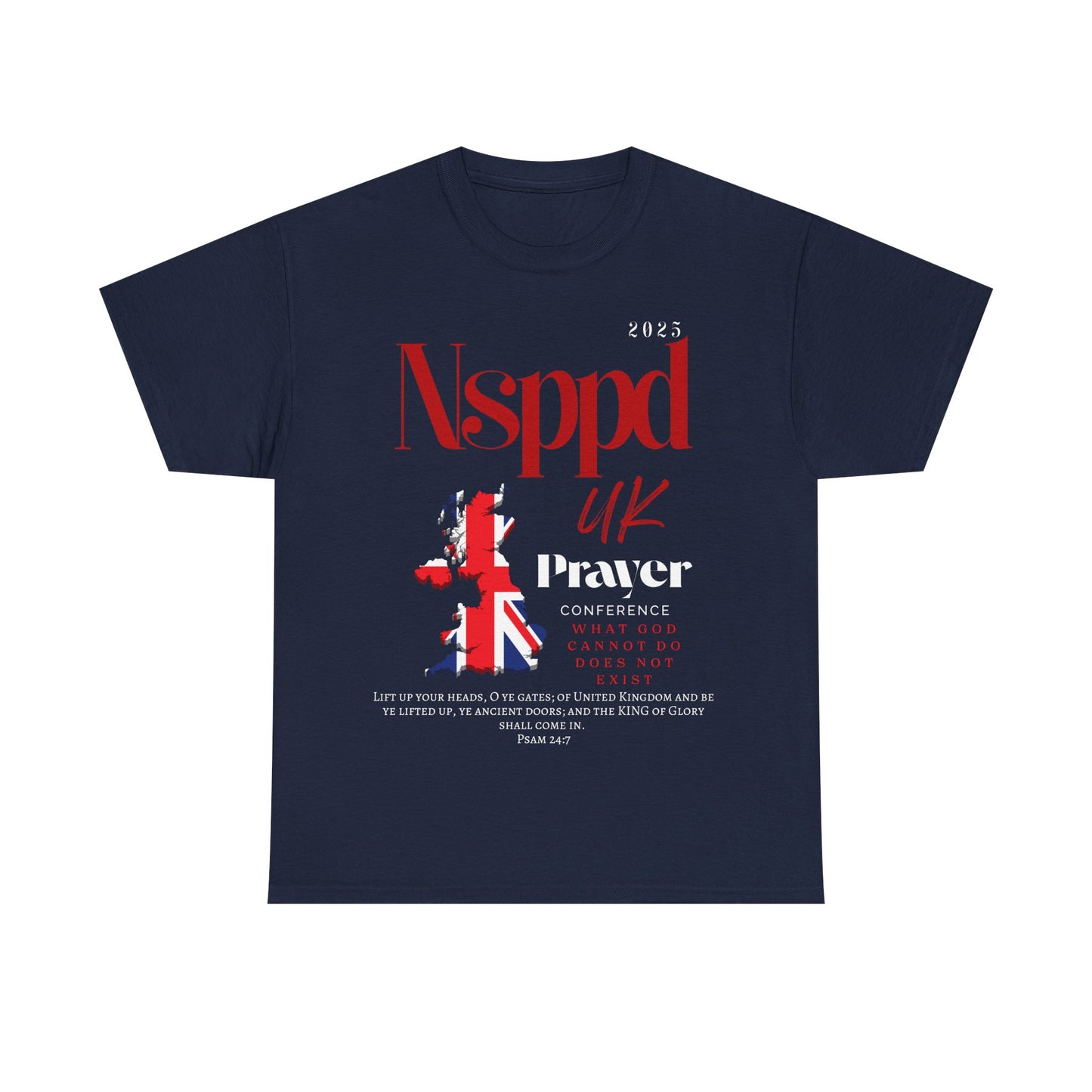 NSPPD UK Prayer Conference Unisex Heavy Cotton Tee