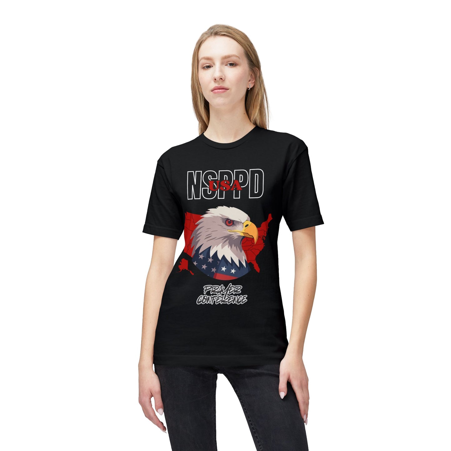 What God Cannot Do Does Not Exist" – Unisex Midweight T-shirt, Made in US