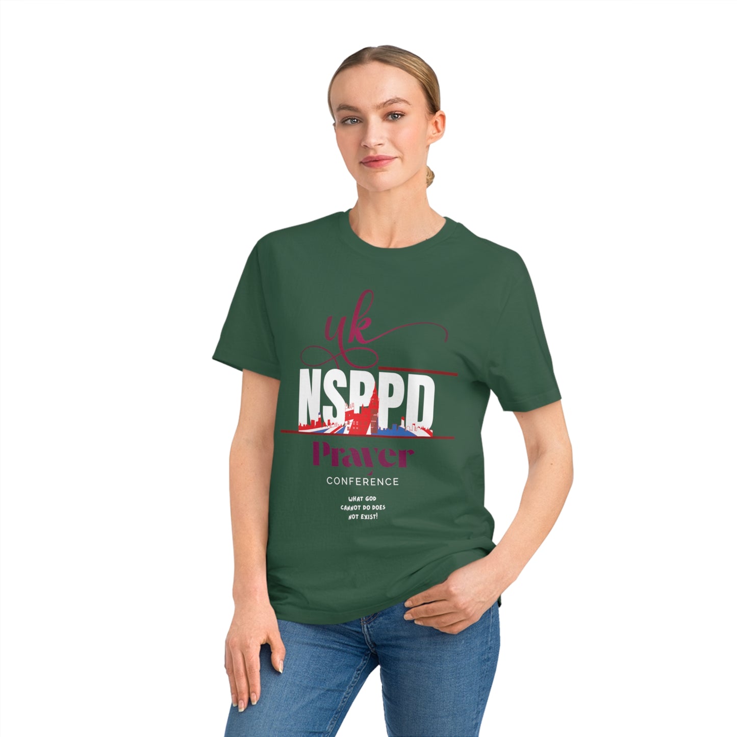 NSPPD UK Prayer Conference – Unisex Organic Rocker T-Shirt