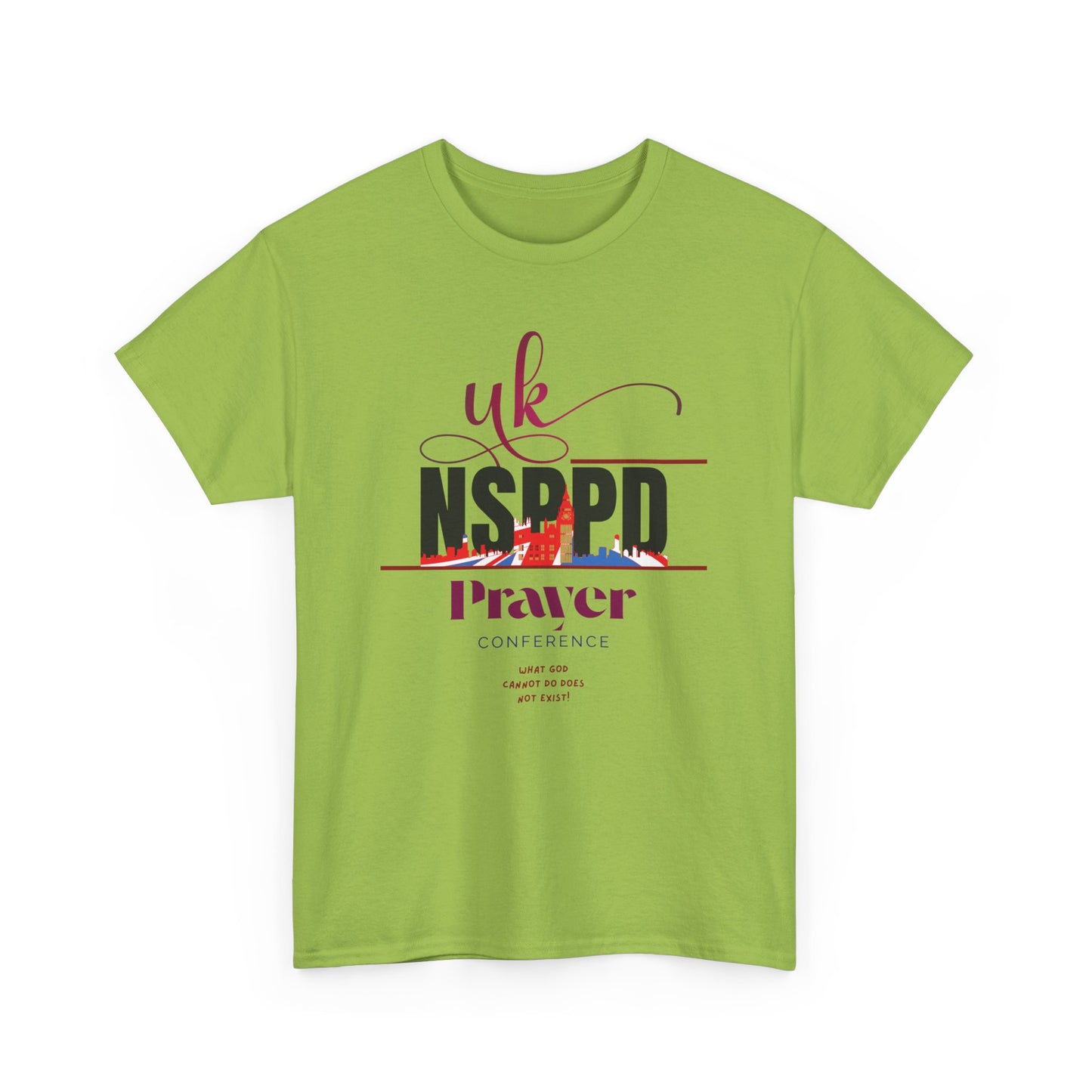 NSPPD UK Prayer Conference Unisex Heavy Cotton Tee,