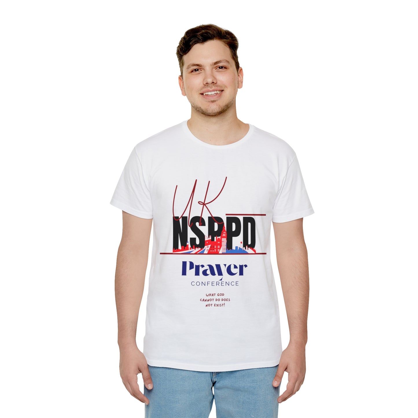 NSPPD UK Prayer Conference 2025 – Official Unisex Rocker T-Shirt