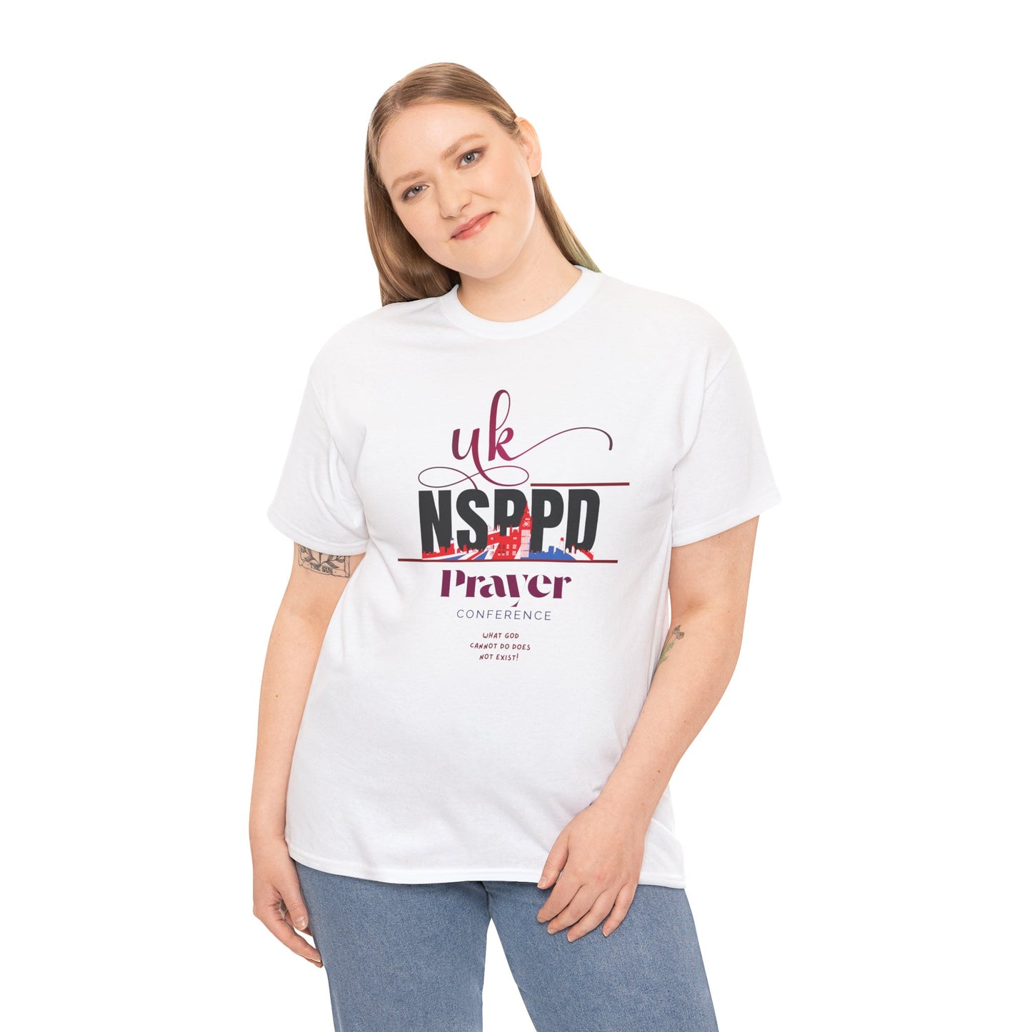 NSPPD UK Prayer Conference Unisex Heavy Cotton Tee,