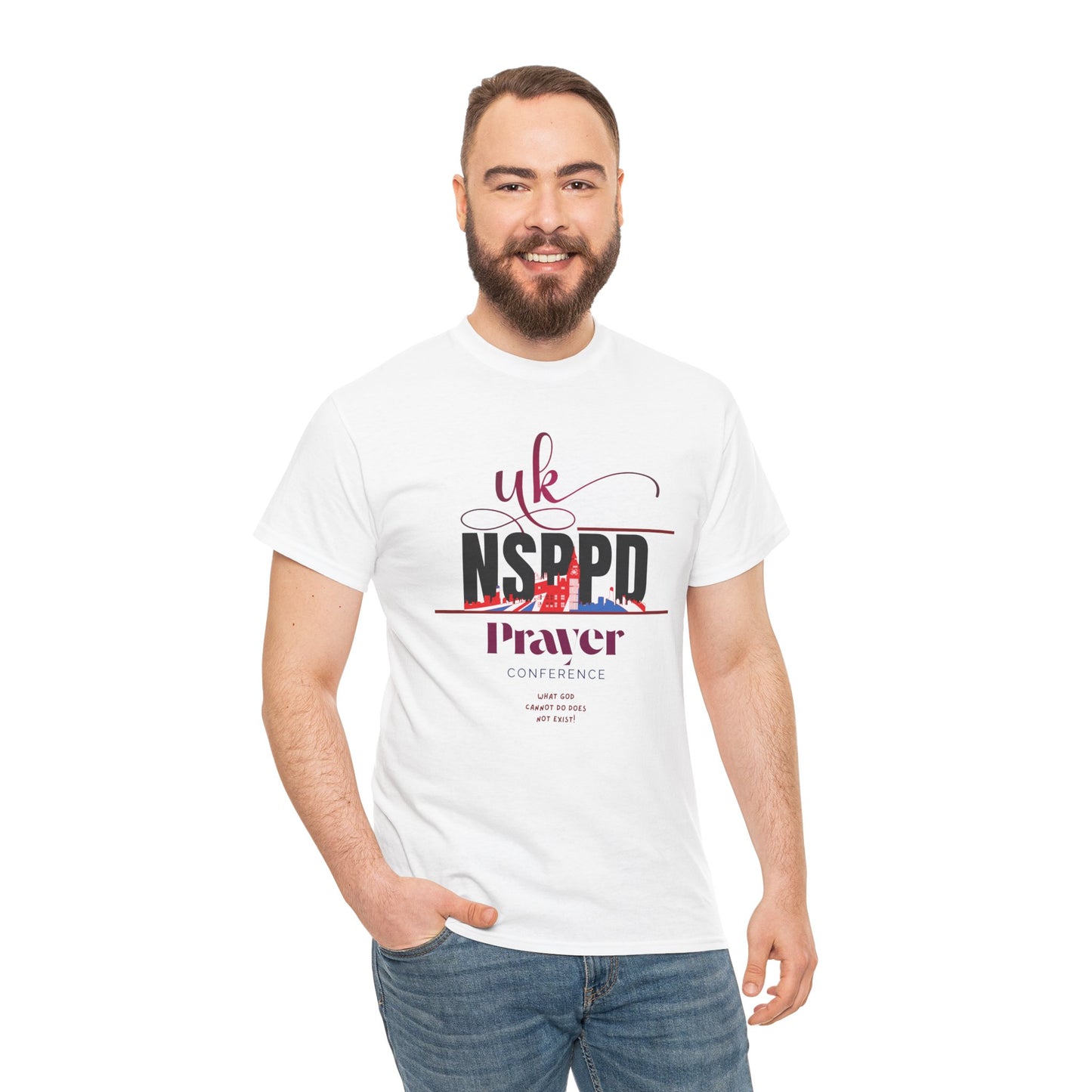 NSPPD UK Prayer Conference Unisex Heavy Cotton Tee,