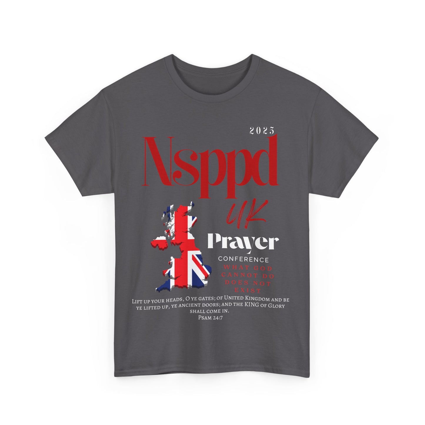 NSPPD UK Prayer Conference Unisex Heavy Cotton Tee