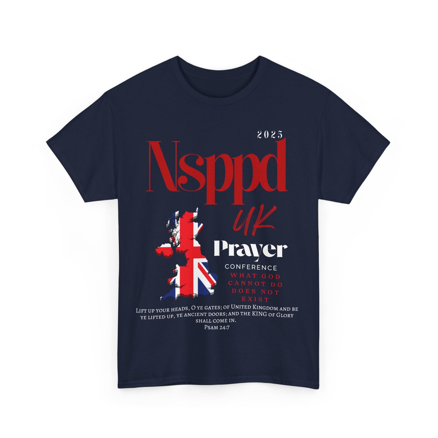 NSPPD UK Prayer Conference Unisex Heavy Cotton Tee