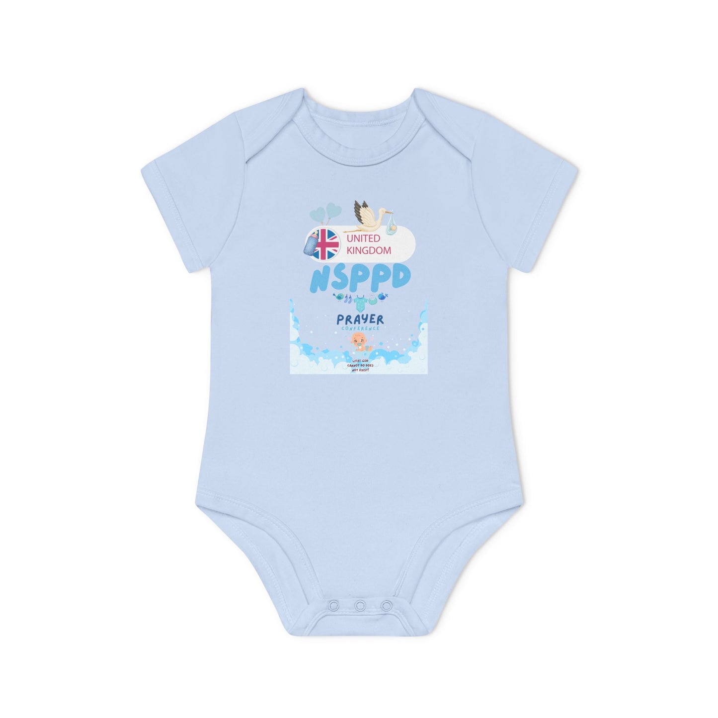 NSPPD UK Prayer Conference – Organic Short Sleeve Baby Bodysuit