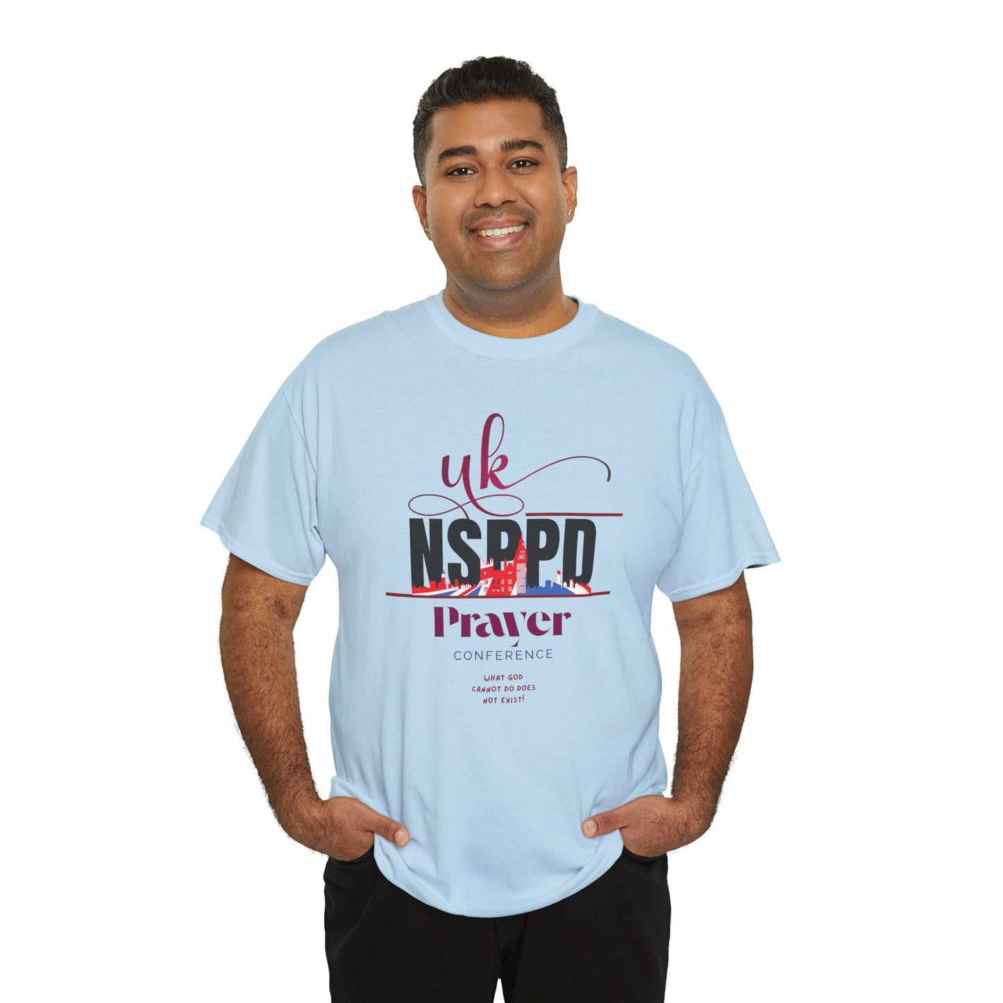 NSPPD UK Prayer Conference Unisex Heavy Cotton Tee,