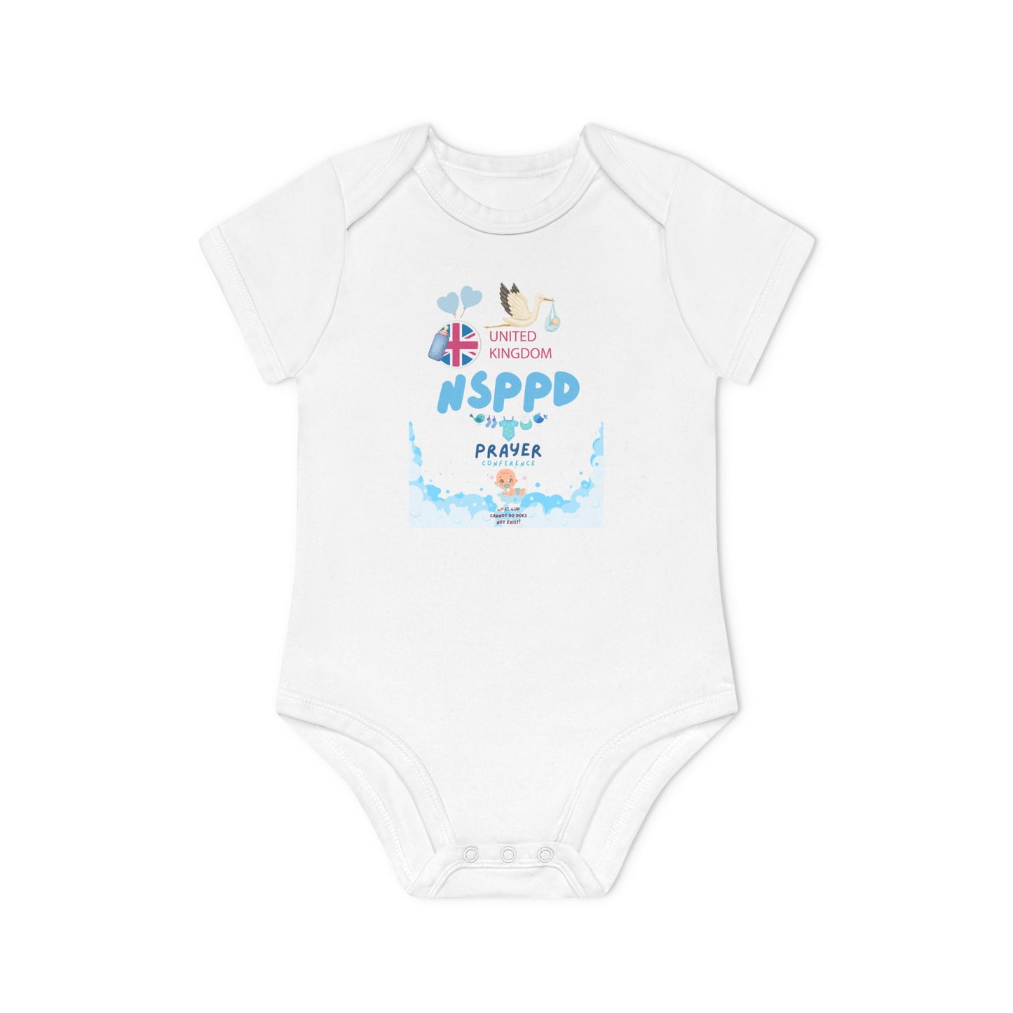 NSPPD UK Prayer Conference – Organic Short Sleeve Baby Bodysuit