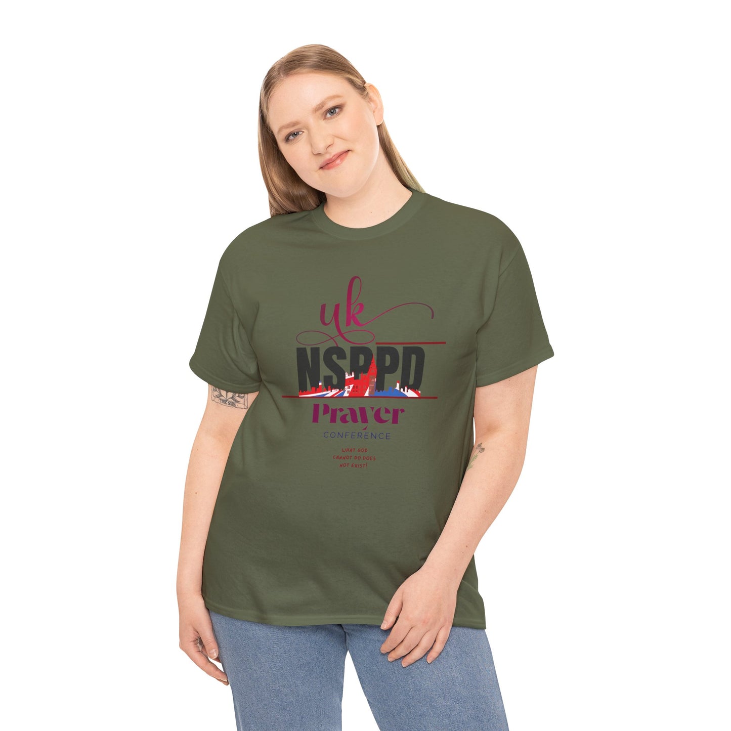 NSPPD UK Prayer Conference Unisex Heavy Cotton Tee,