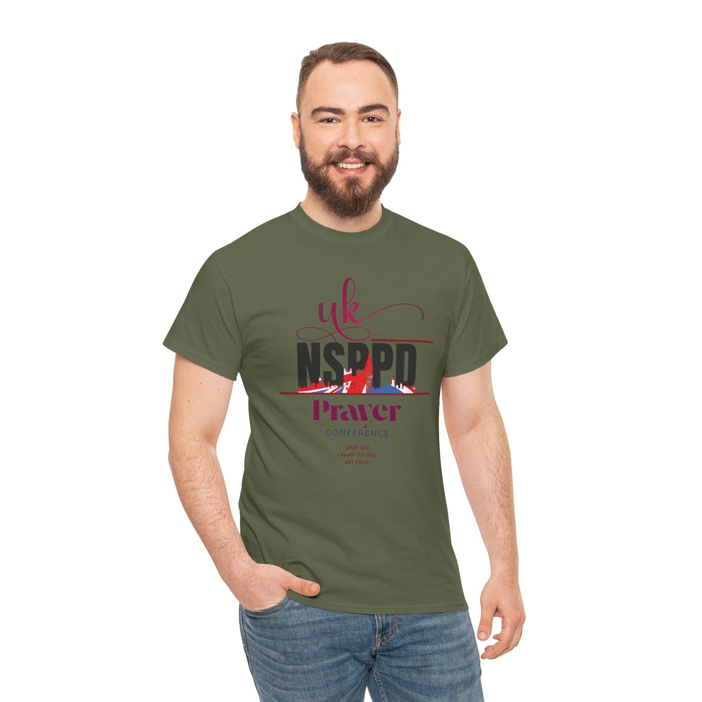 NSPPD UK Prayer Conference Unisex Heavy Cotton Tee,