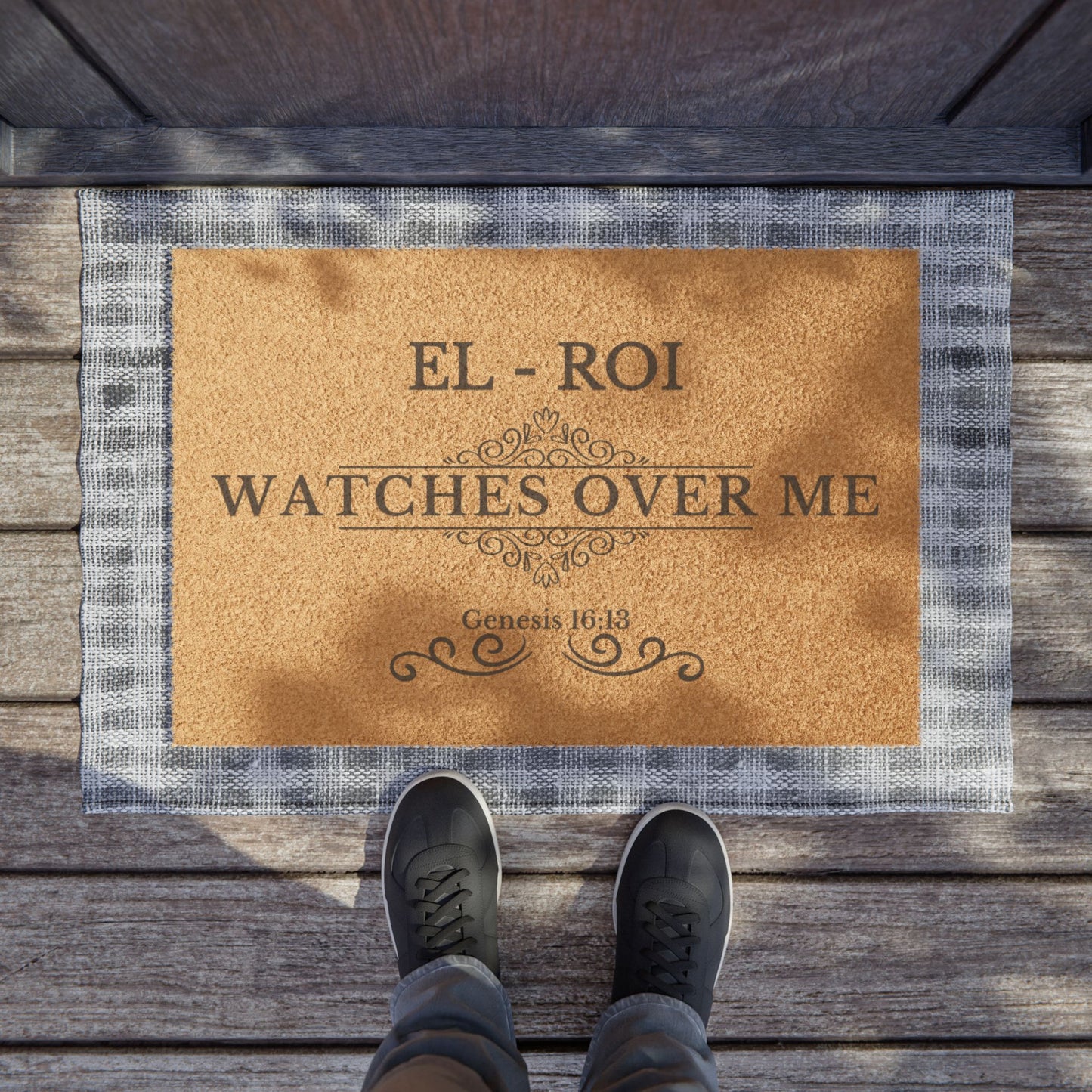 El-Roi Door Mat – "The God Who Sees Me"