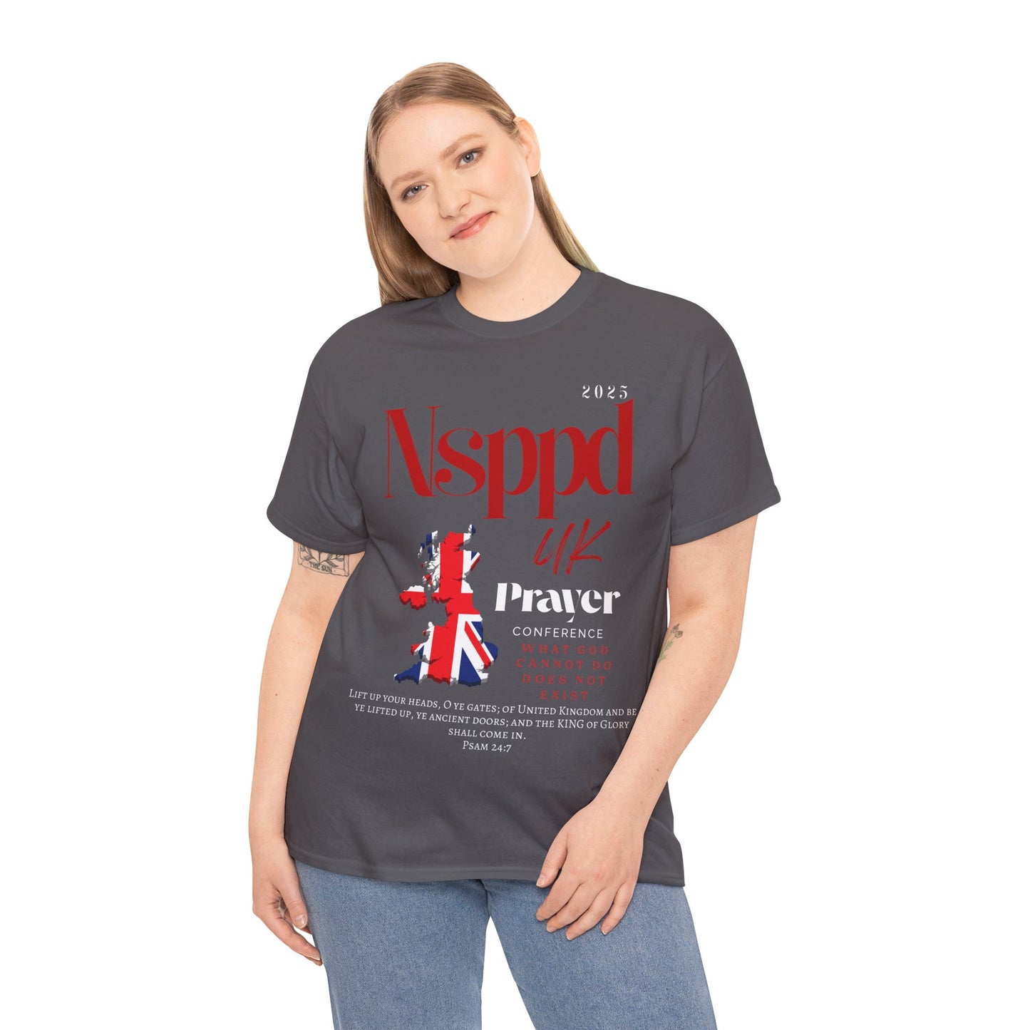 NSPPD UK Prayer Conference Unisex Heavy Cotton Tee