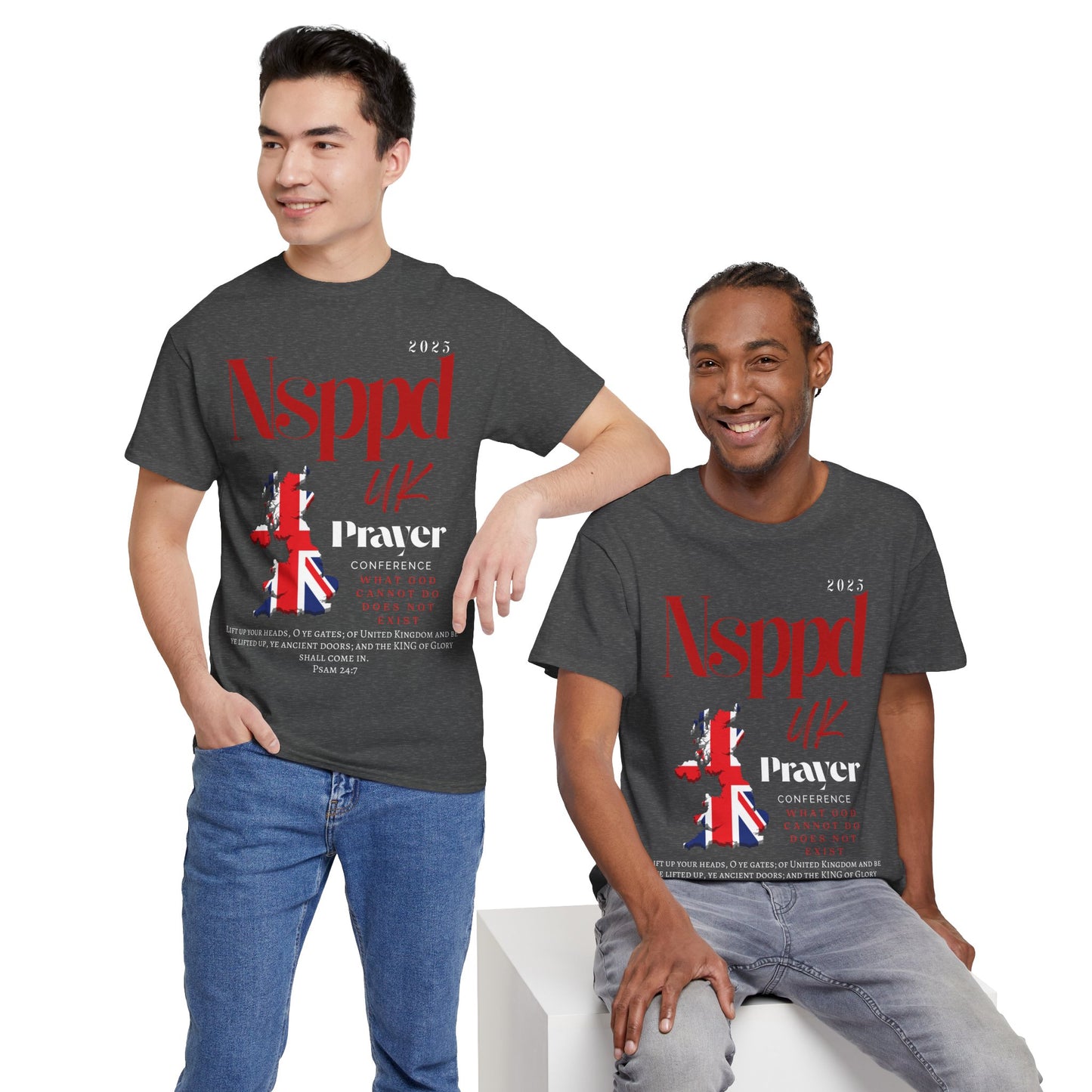 NSPPD UK Prayer Conference Unisex Heavy Cotton Tee