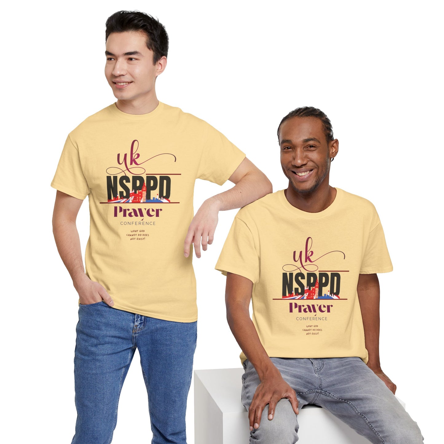 NSPPD UK Prayer Conference Unisex Heavy Cotton Tee,