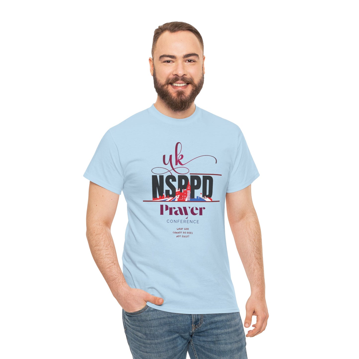 NSPPD UK Prayer Conference Unisex Heavy Cotton Tee,