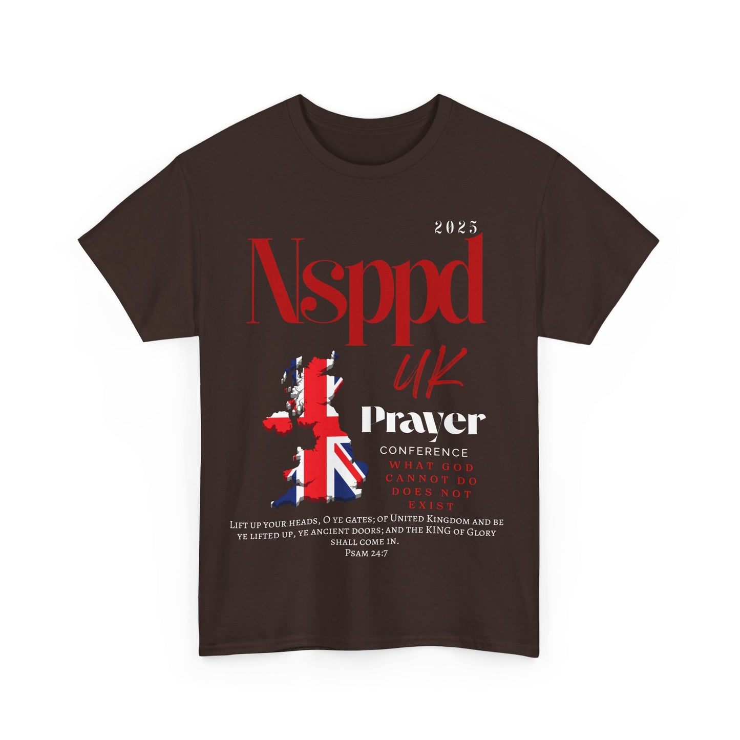 NSPPD UK Prayer Conference Unisex Heavy Cotton Tee