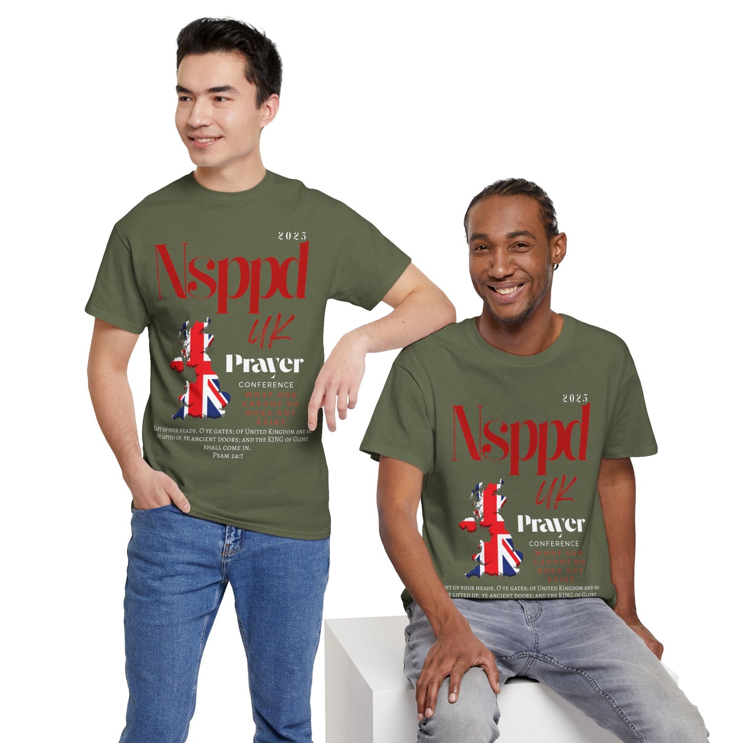NSPPD UK Prayer Conference Unisex Heavy Cotton Tee