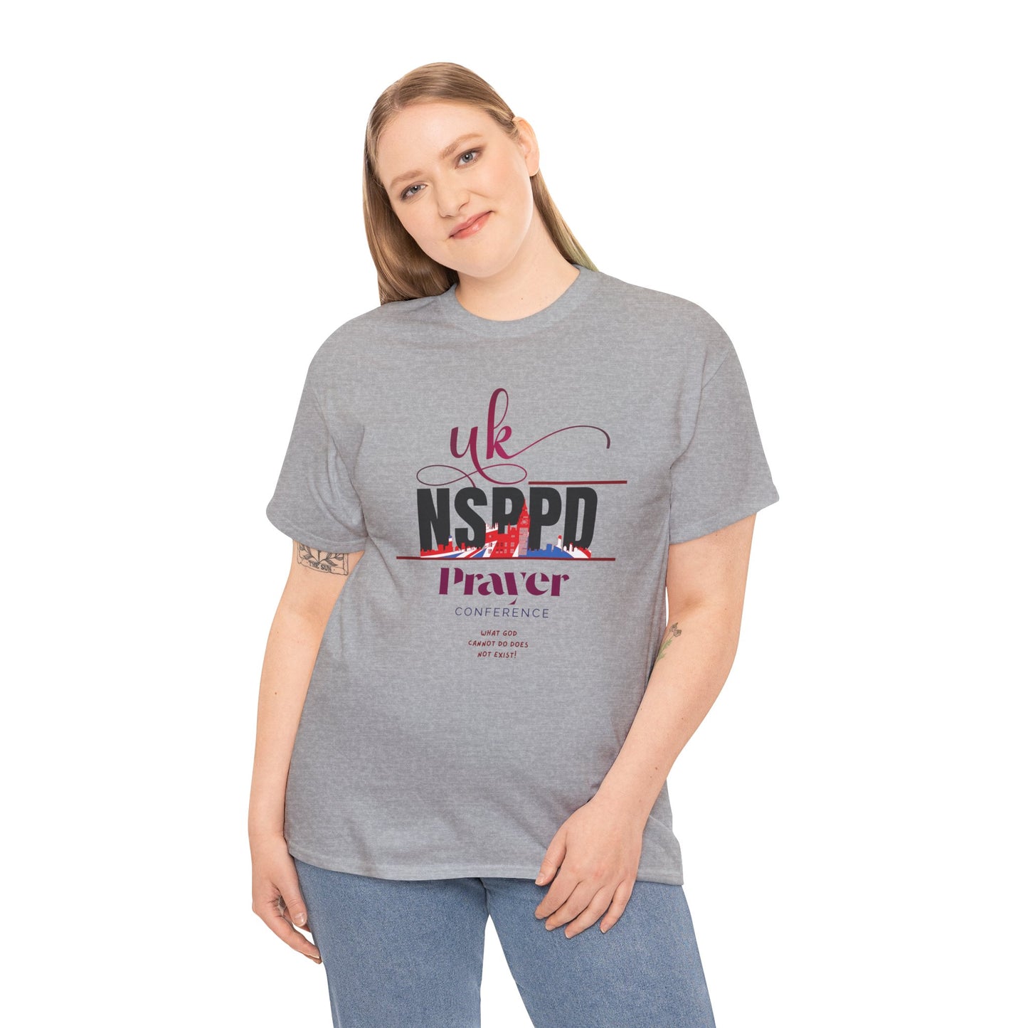 NSPPD UK Prayer Conference Unisex Heavy Cotton Tee,