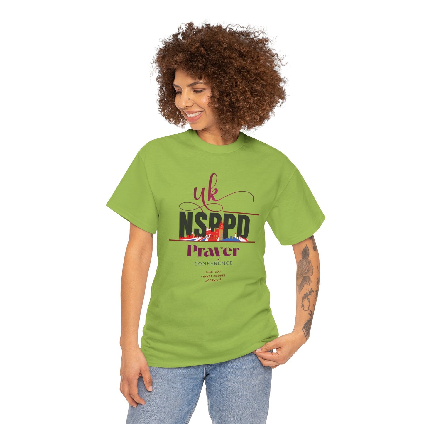 NSPPD UK Prayer Conference Unisex Heavy Cotton Tee,