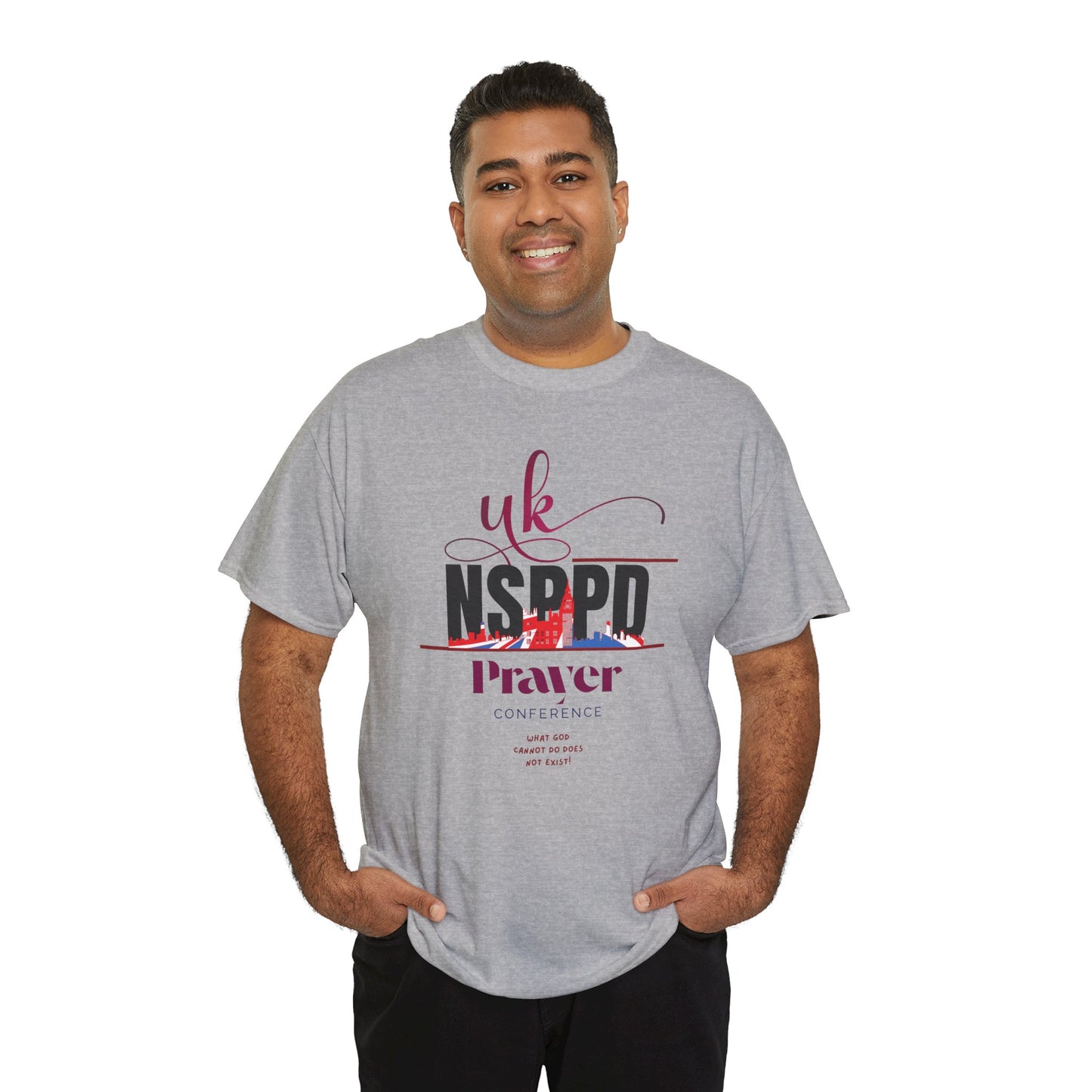 NSPPD UK Prayer Conference Unisex Heavy Cotton Tee,