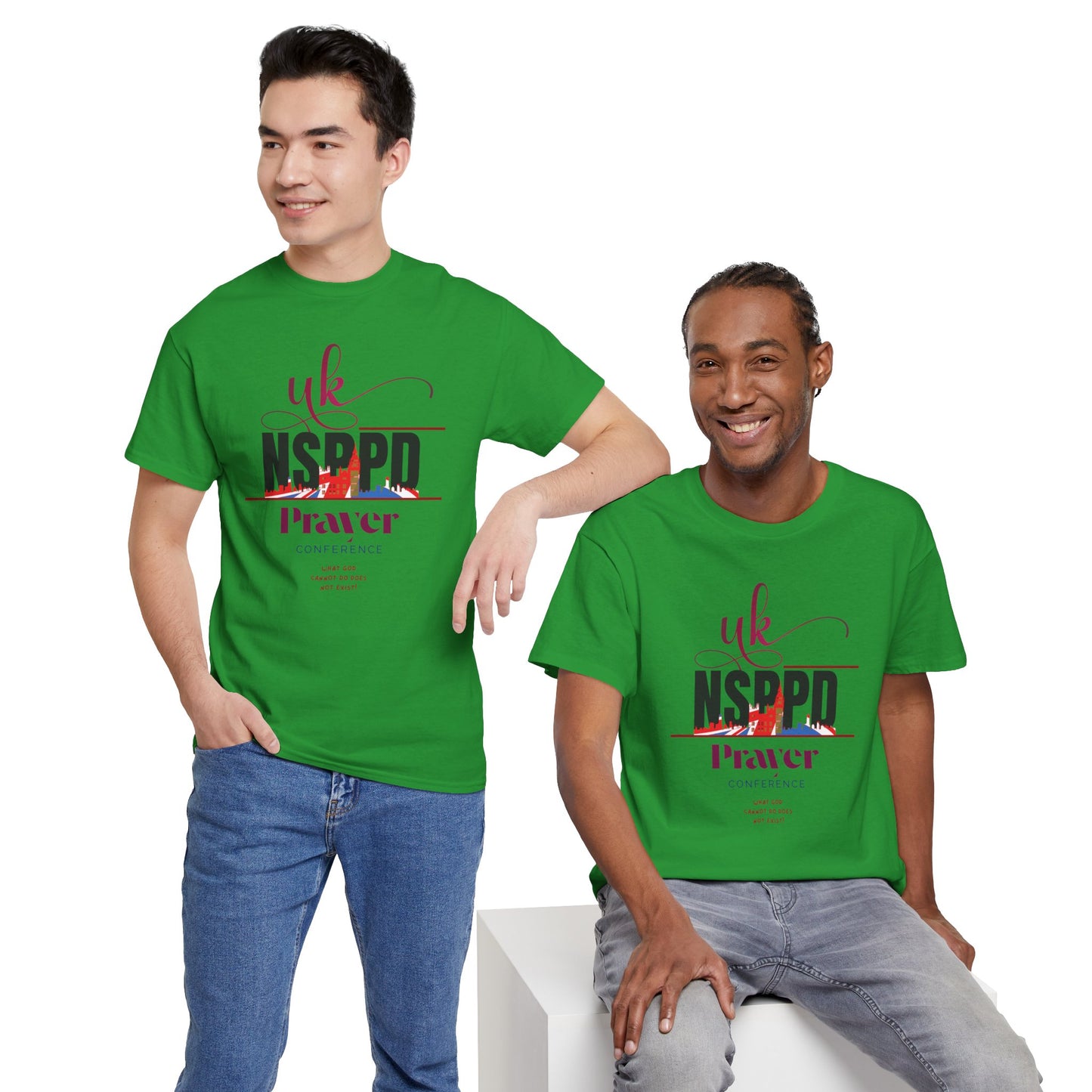 NSPPD UK Prayer Conference Unisex Heavy Cotton Tee,