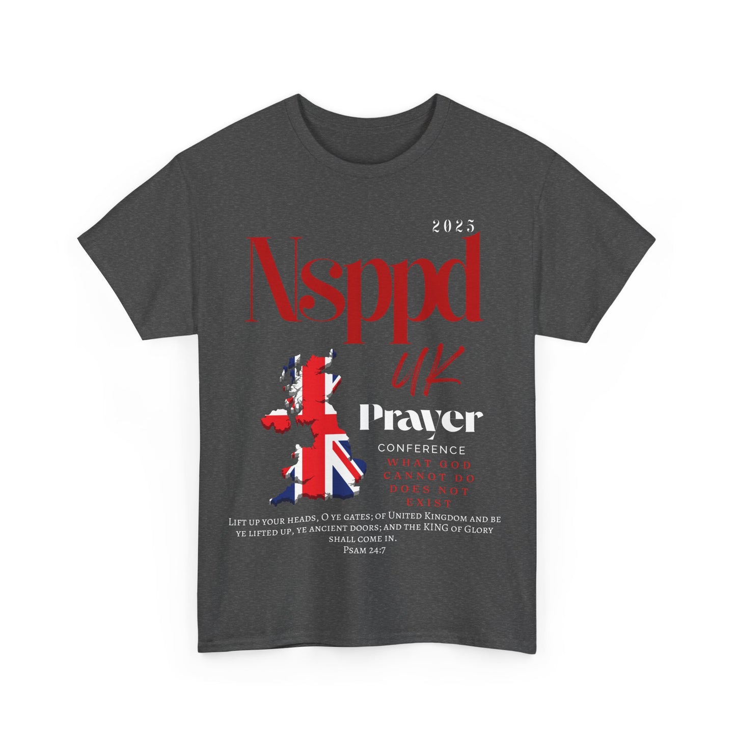 NSPPD UK Prayer Conference Unisex Heavy Cotton Tee