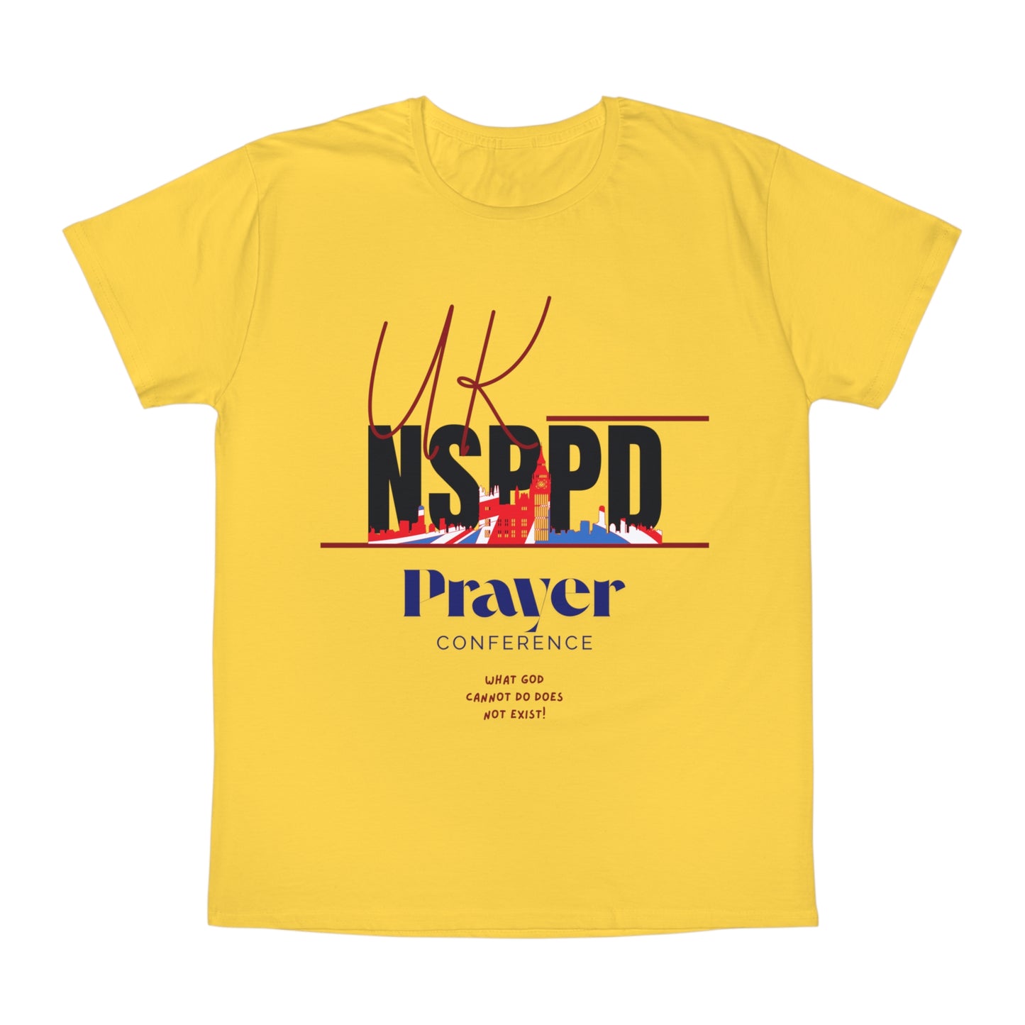 NSPPD UK Prayer Conference 2025 – Official Unisex Rocker T-Shirt