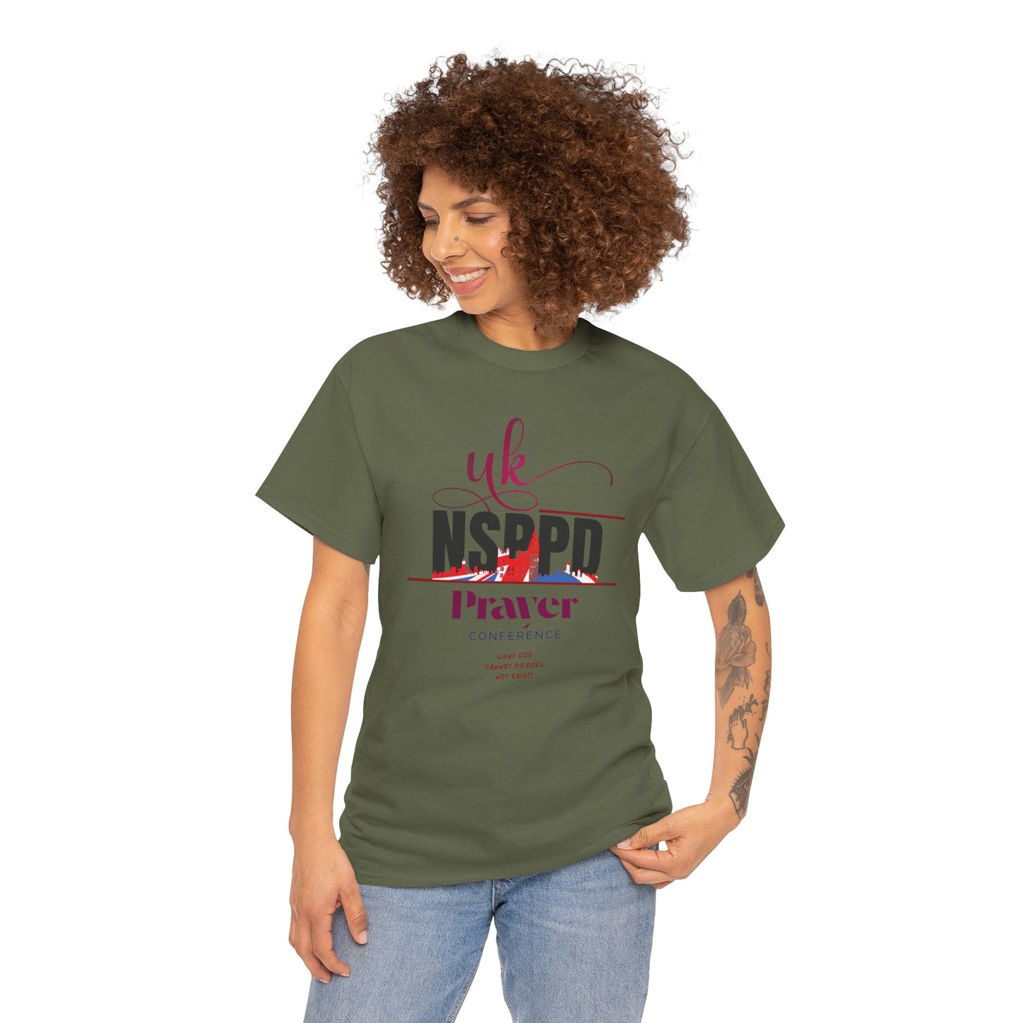 NSPPD UK Prayer Conference Unisex Heavy Cotton Tee,