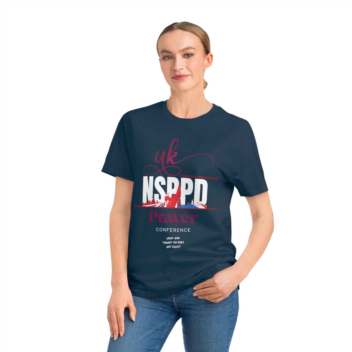 NSPPD UK Prayer Conference – Unisex Organic Rocker T-Shirt