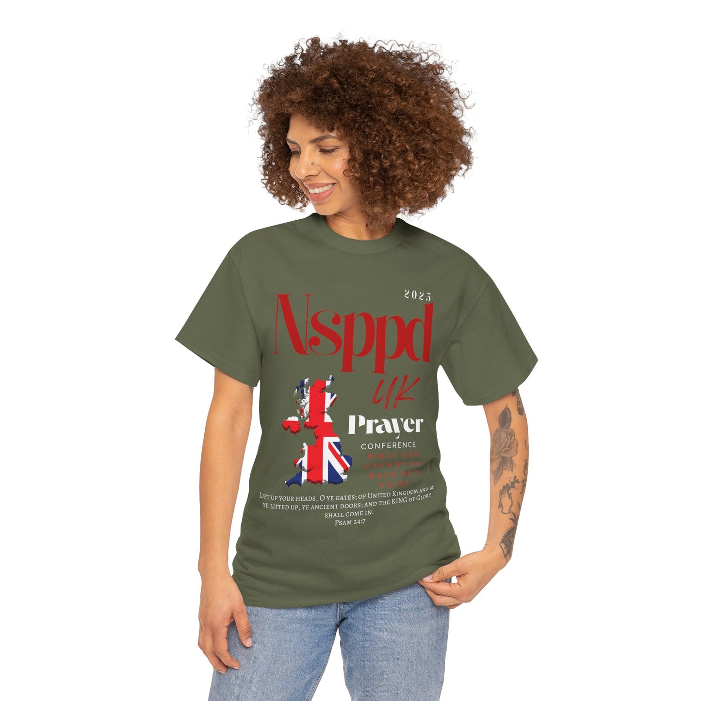 NSPPD UK Prayer Conference Unisex Heavy Cotton Tee