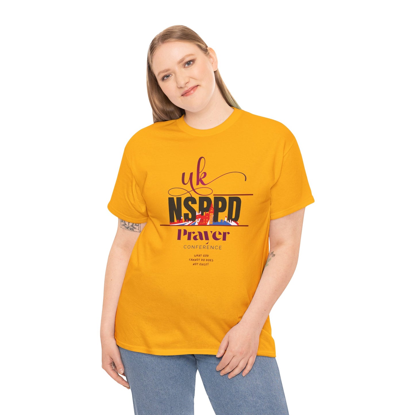 NSPPD UK Prayer Conference Unisex Heavy Cotton Tee,