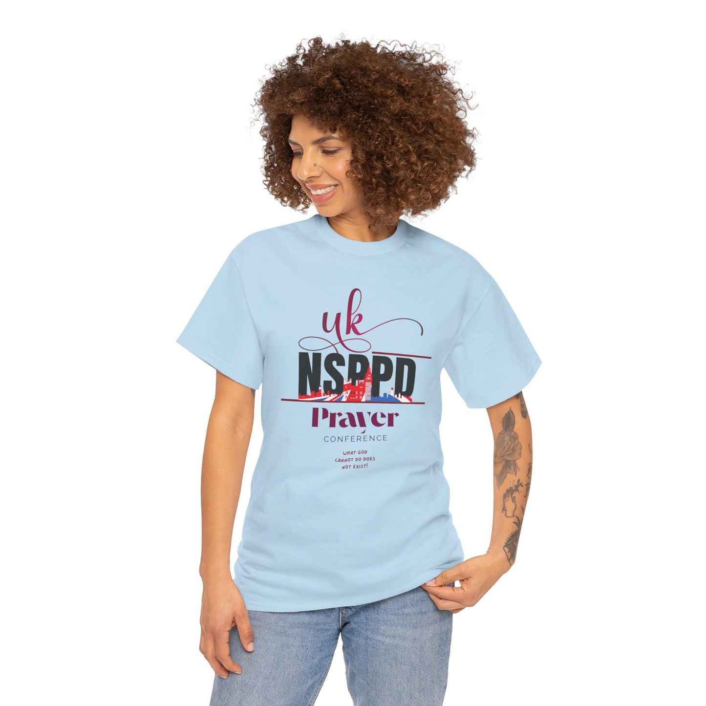NSPPD UK Prayer Conference Unisex Heavy Cotton Tee,
