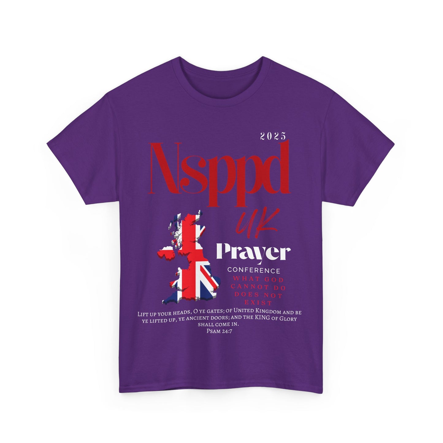 NSPPD UK Prayer Conference Unisex Heavy Cotton Tee