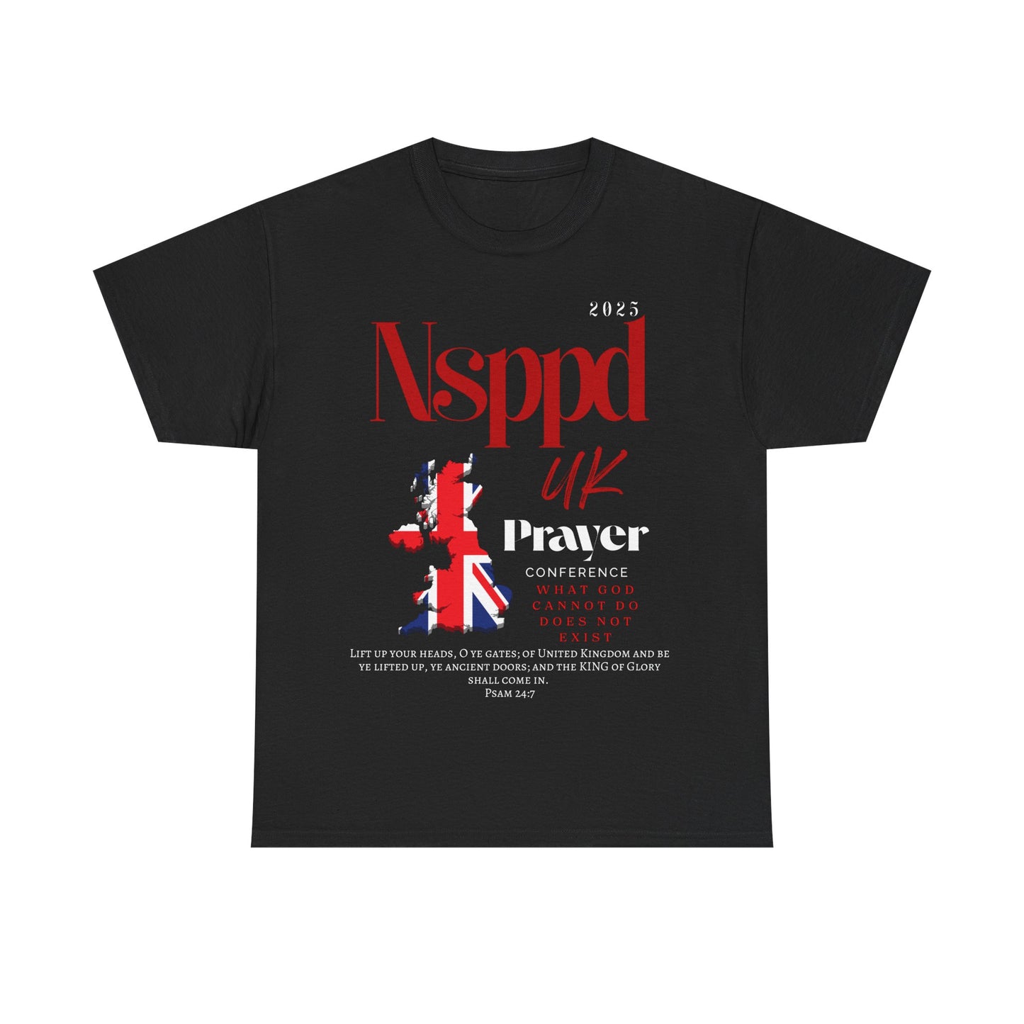 NSPPD UK Prayer Conference Unisex Heavy Cotton Tee