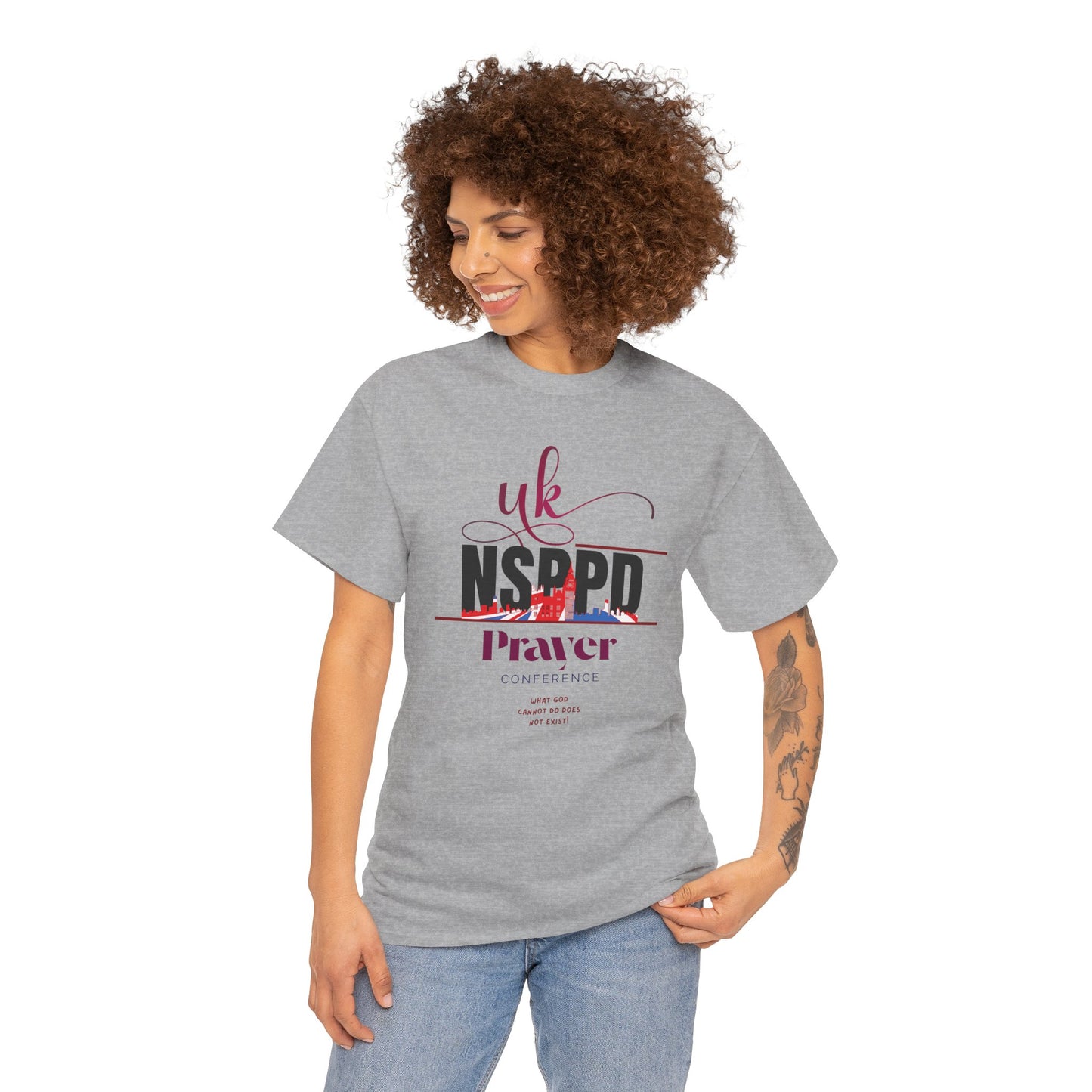 NSPPD UK Prayer Conference Unisex Heavy Cotton Tee,