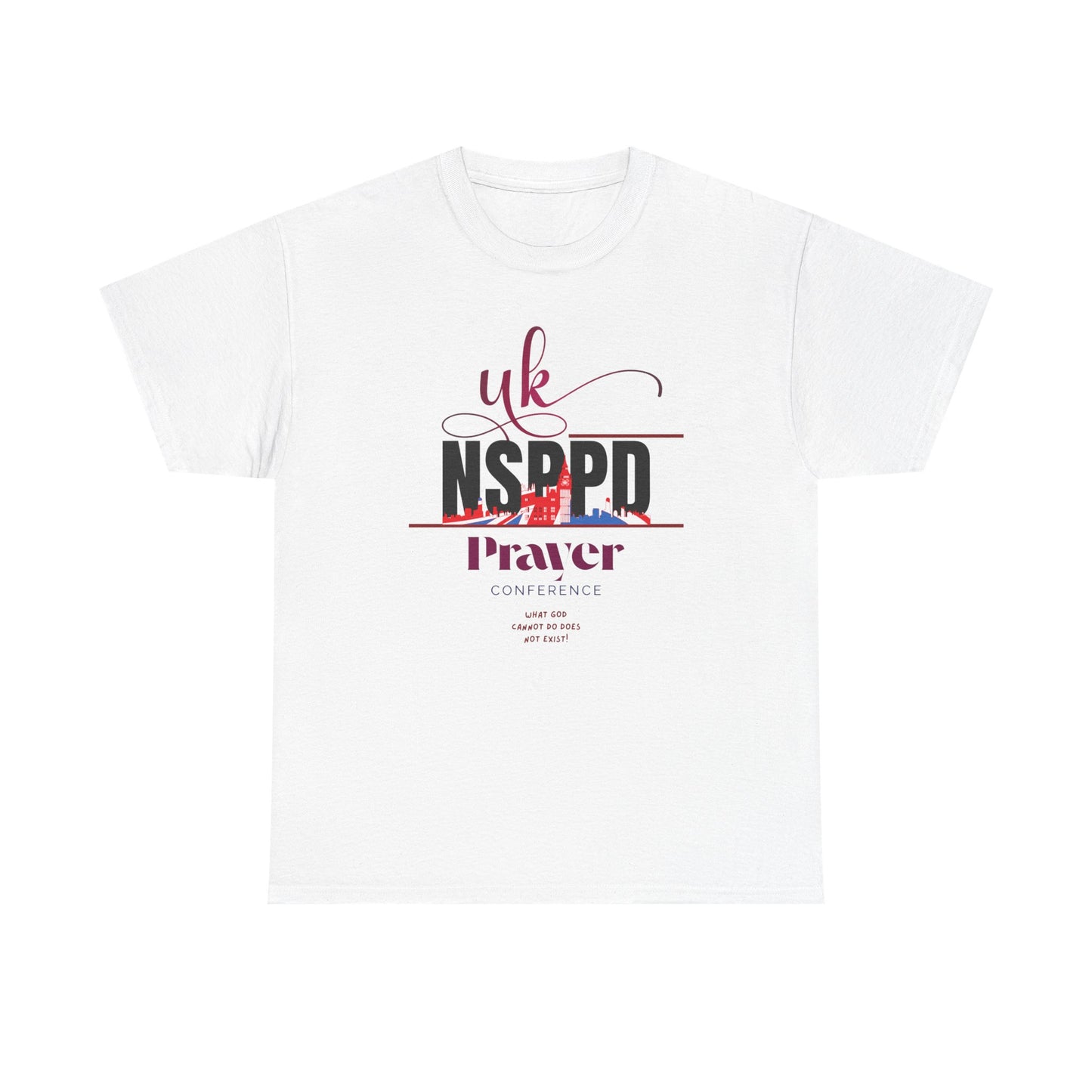 NSPPD UK Prayer Conference Unisex Heavy Cotton Tee,