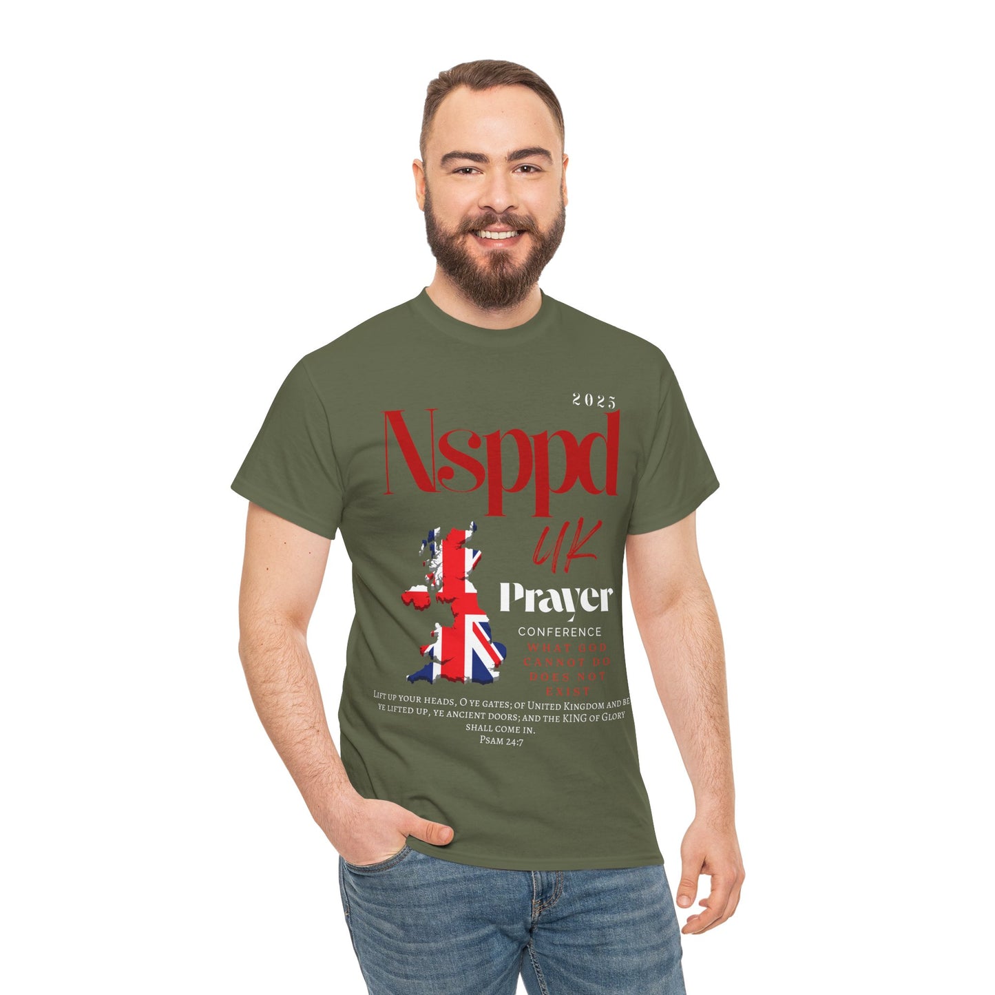 NSPPD UK Prayer Conference Unisex Heavy Cotton Tee